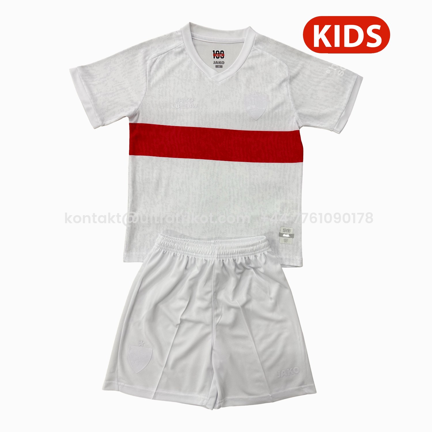 UltraTrikot-Stuttgart 25-26 100th Anniversary Kids Kit