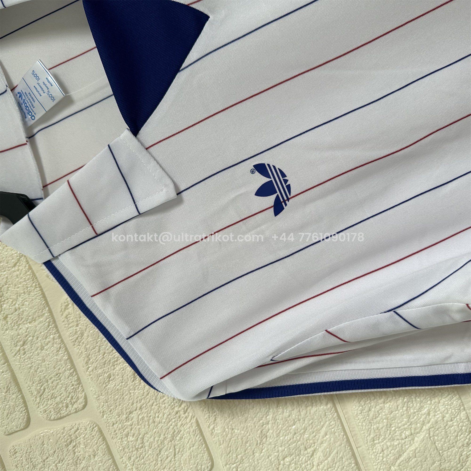 UltraTrikot-Retro France 1980-82 Away Long Sleeve Jersey