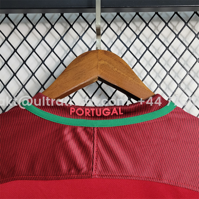 UltraTrikot-Retro Portugal 16-17 Home Stadium Long Sleeve Jersey
