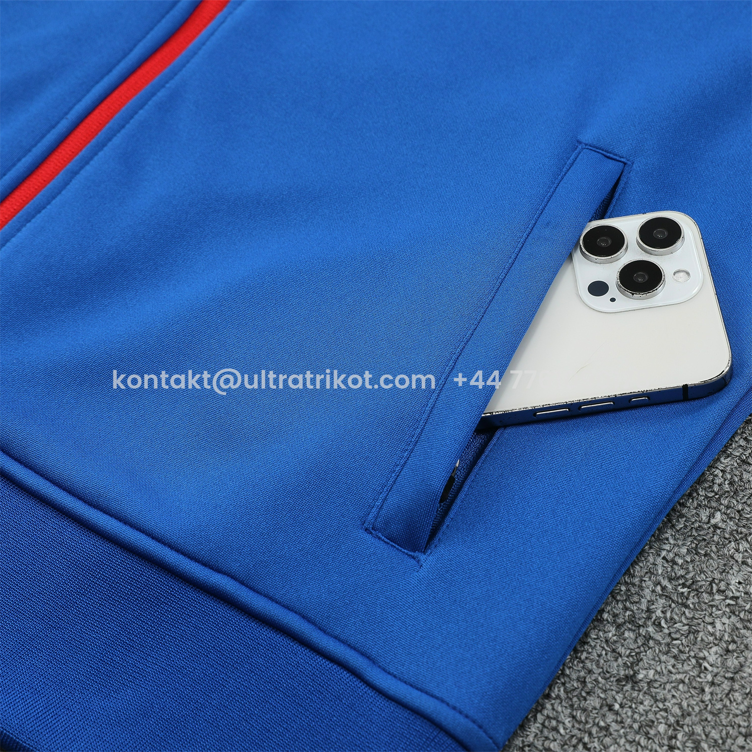 UltraTrikot-Paris Saint-Germain PSG 25-26 Jacket Training Tracksuit - Blue Jackets & Blue Pants