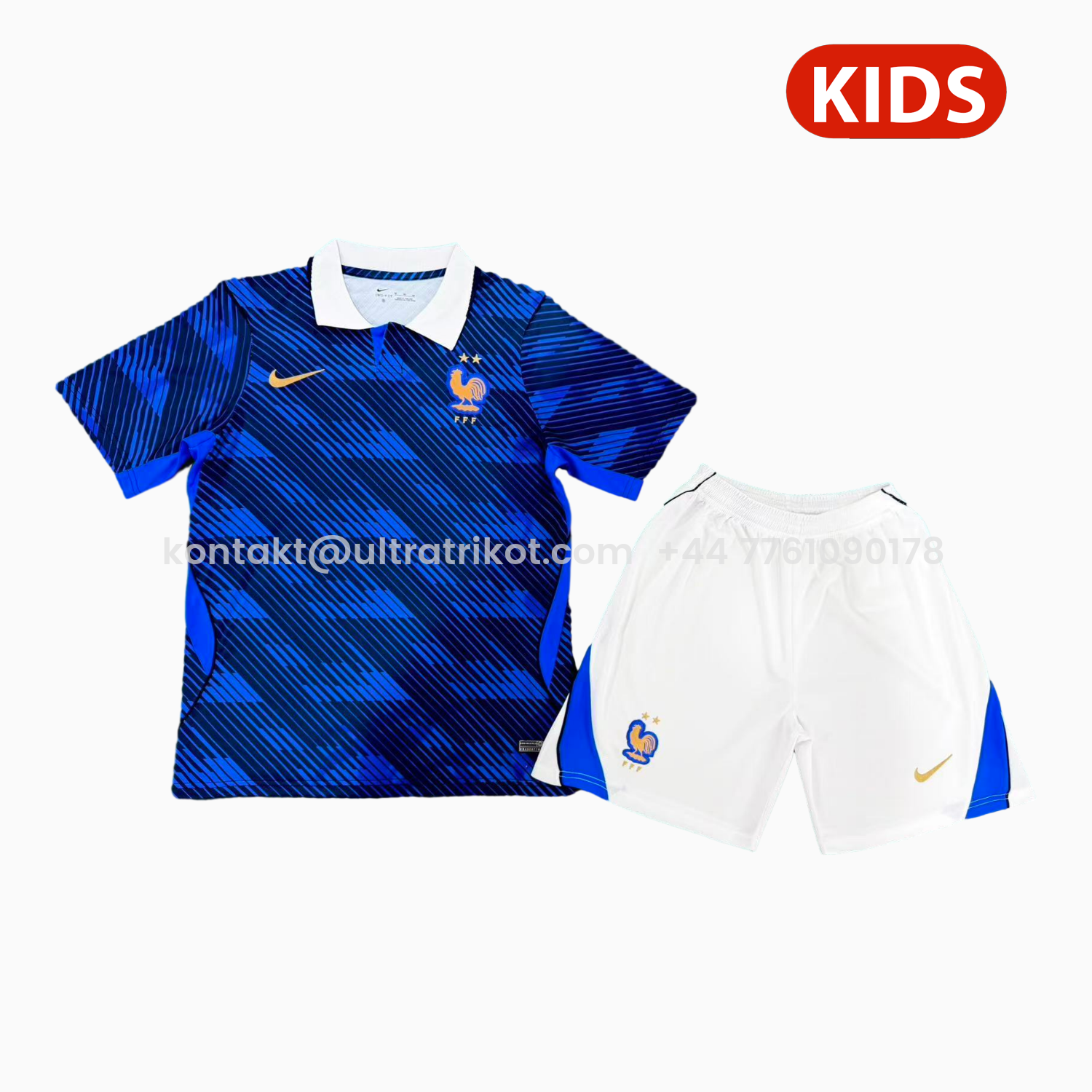 UltraTrikot-France 2026 Home Kids Kit