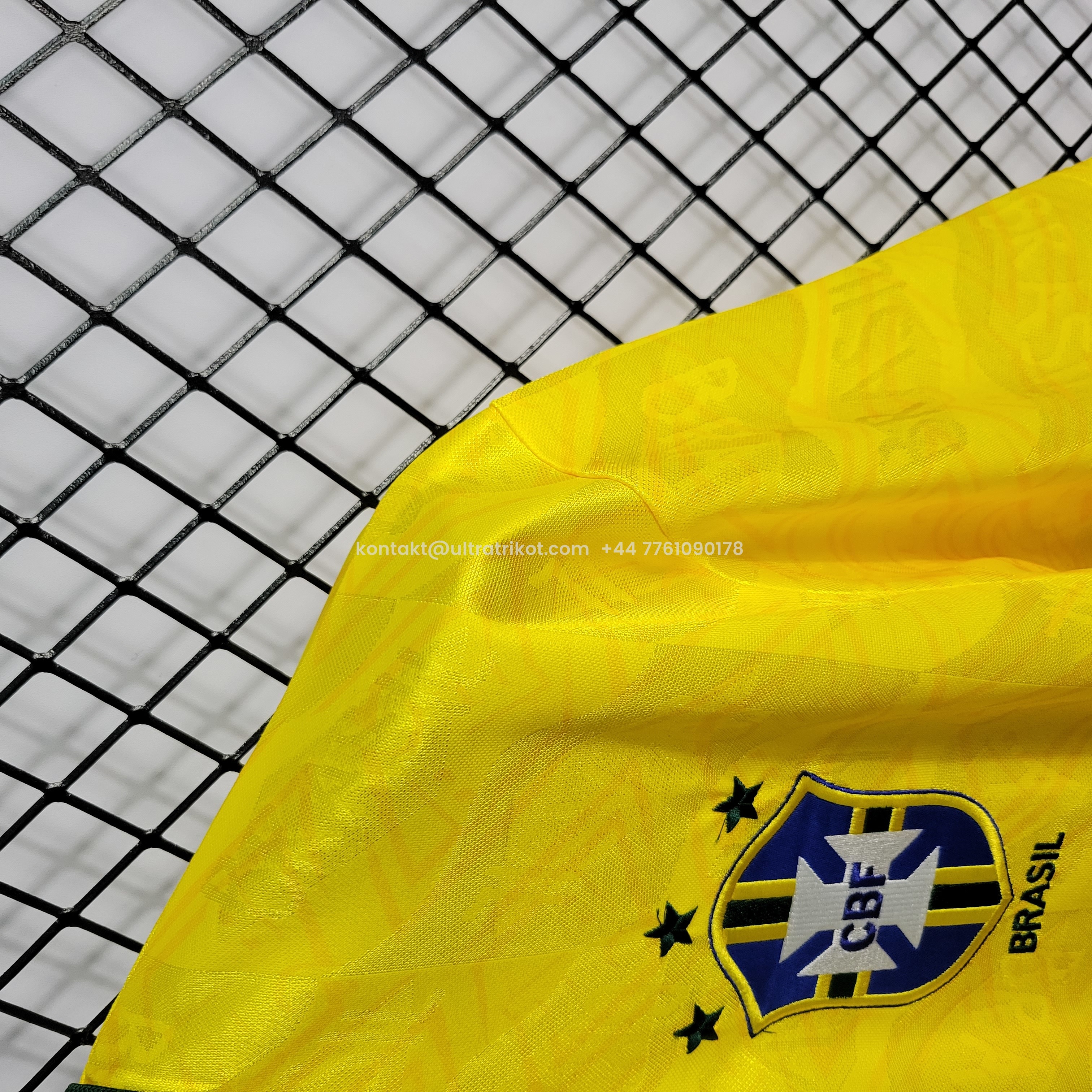 UltraTrikot-Retro Brazil 1991-93 Home Stadium Jersey