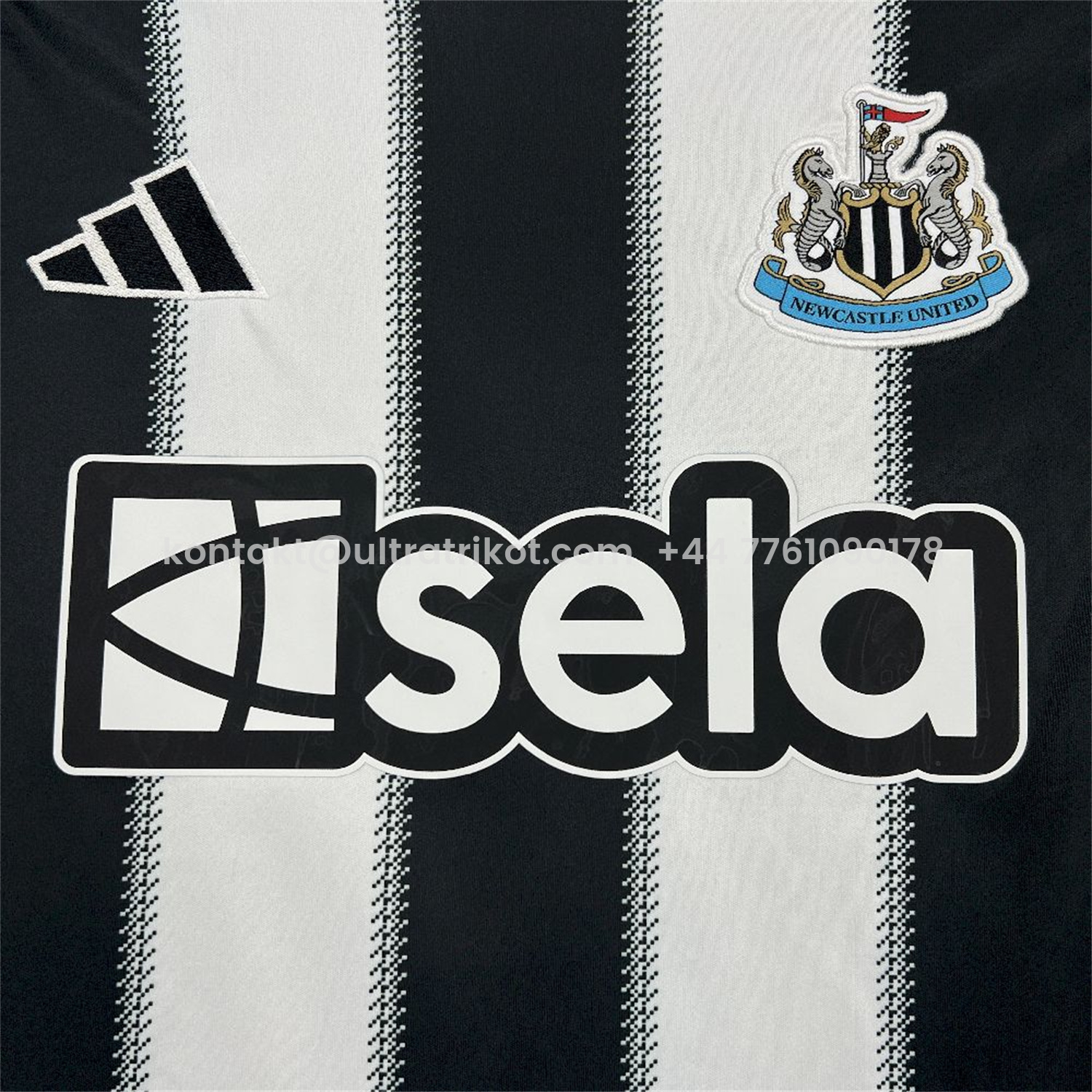 UltraTrikot-Newcastle United 25-26 Home Long Sleeves Jersey - Fans Version
