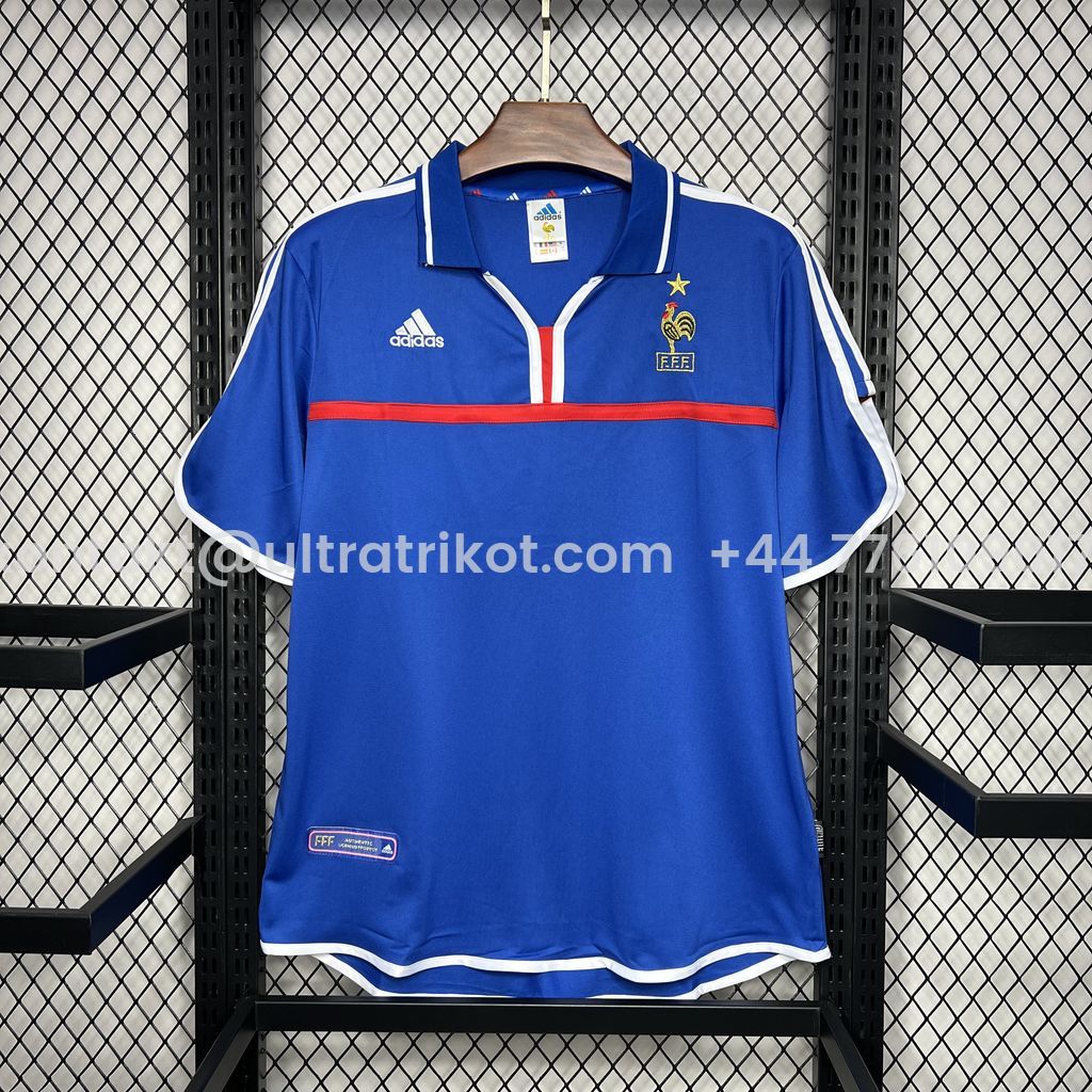 UltraTrikot-Retro France 2000 Home Stadium Jersey