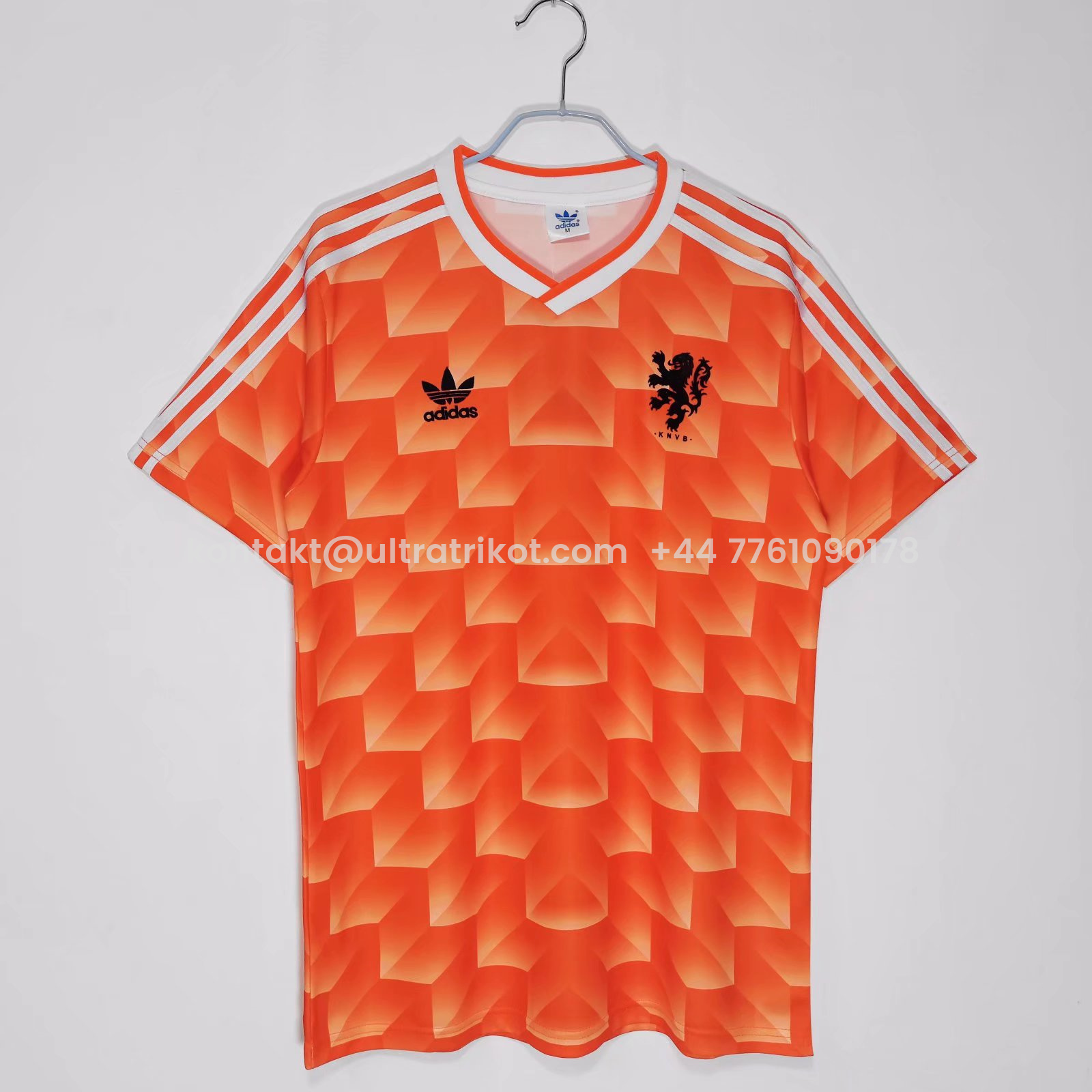 UltraTrikot-Retro Netherlands 1988 Orange Training Jersey