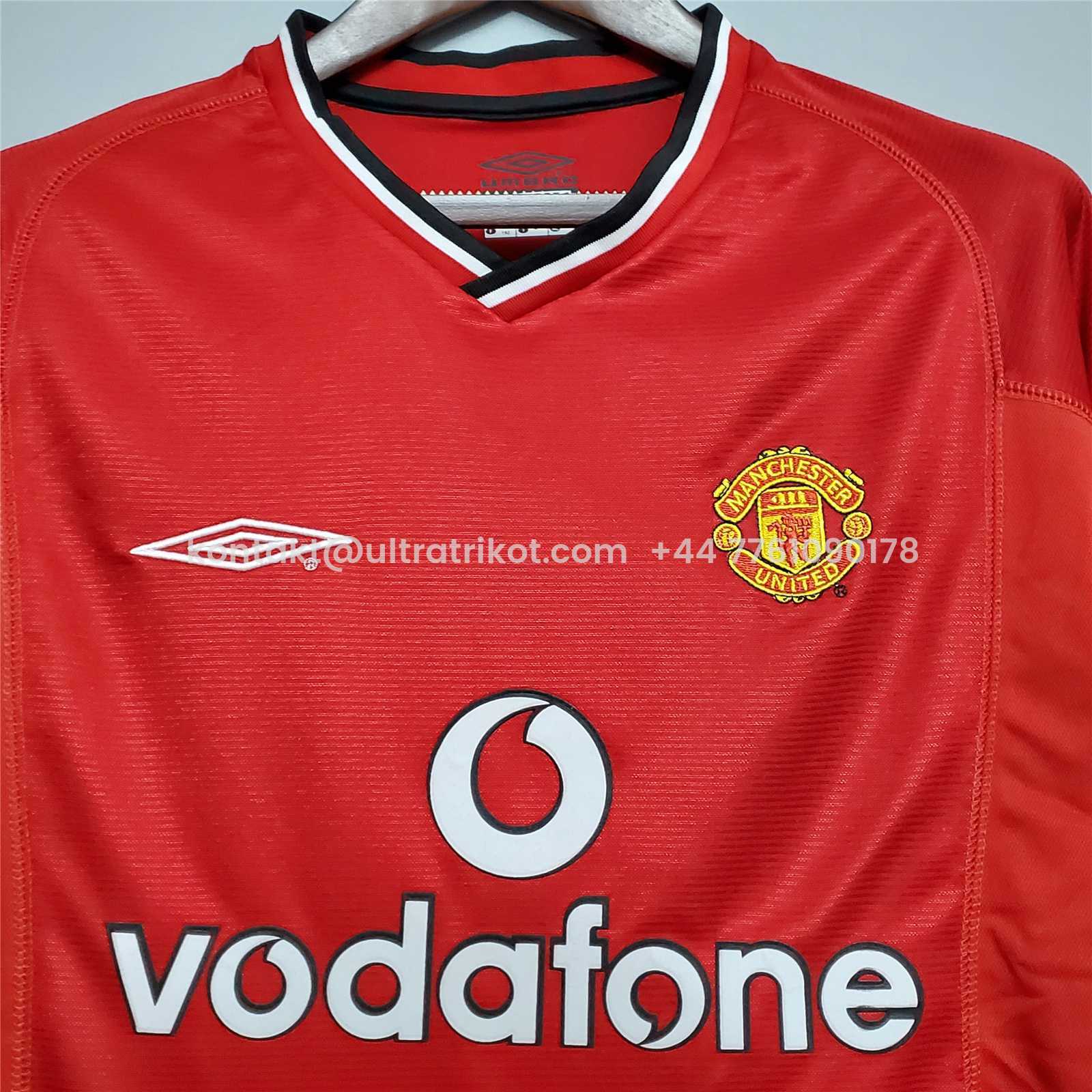 UltraTrikot-Retro Manchester United 00-02 Home Jersey