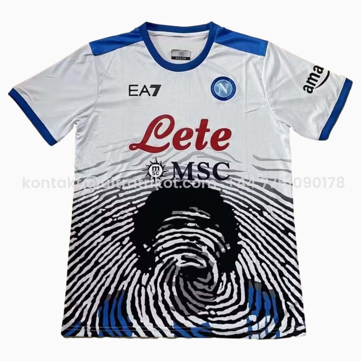 UltraTrikot-Retro Napoli 2021-22 Maradona Special Edition Jersey - White
