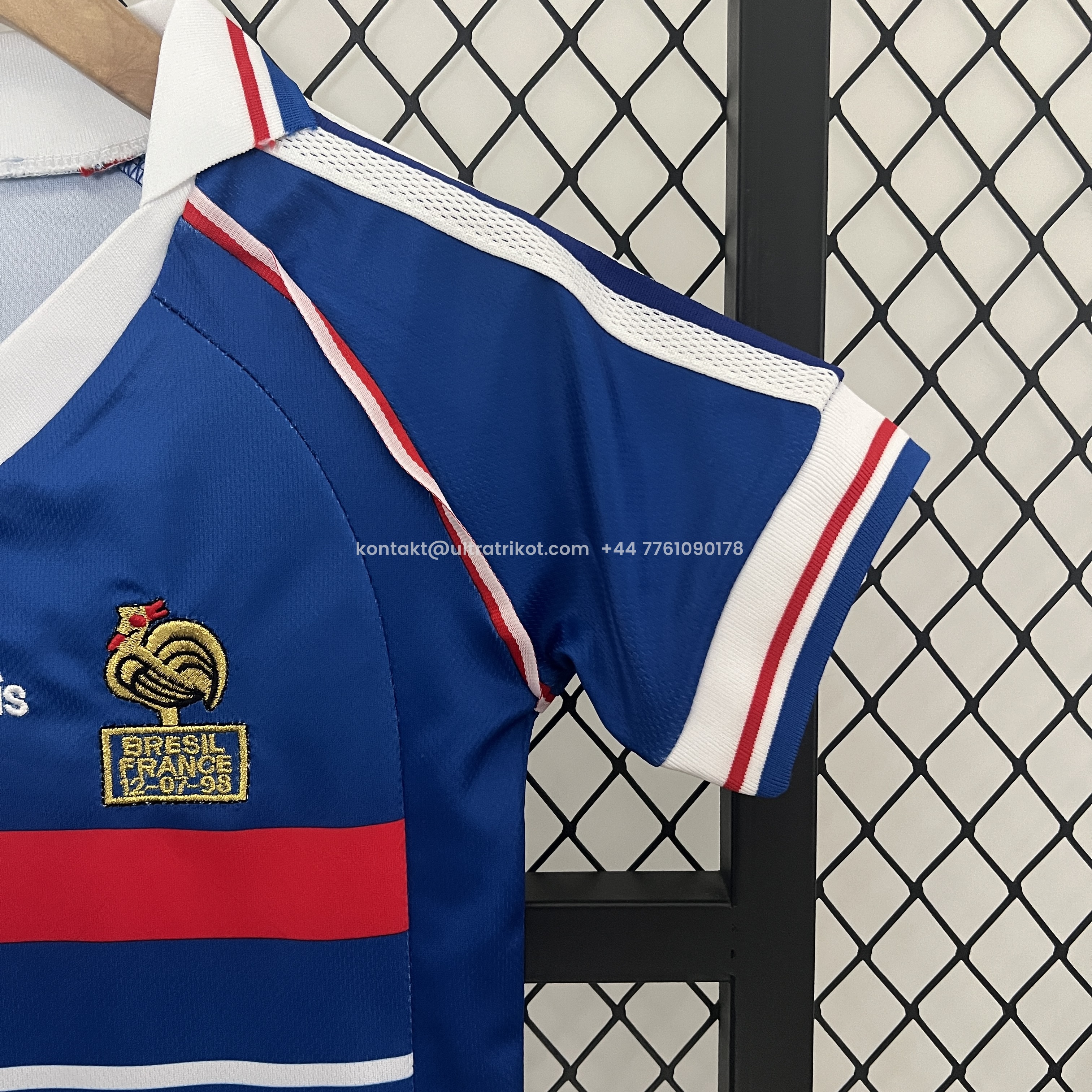 UltraTrikot-Retro France 1998 Home Stadium Kids Kit