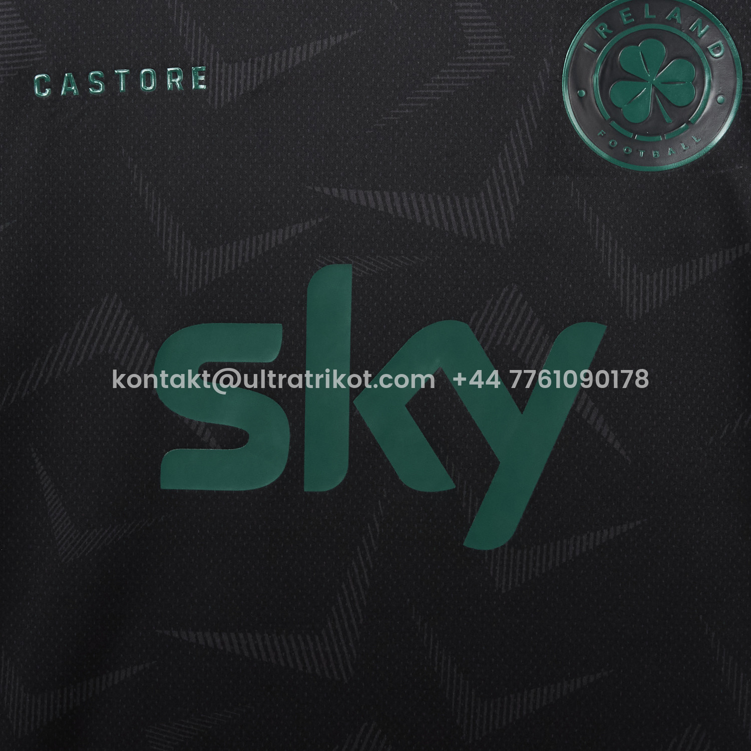 UltraTrikot-Ireland 2026 Stealth Black Special Jersey - Fans Version