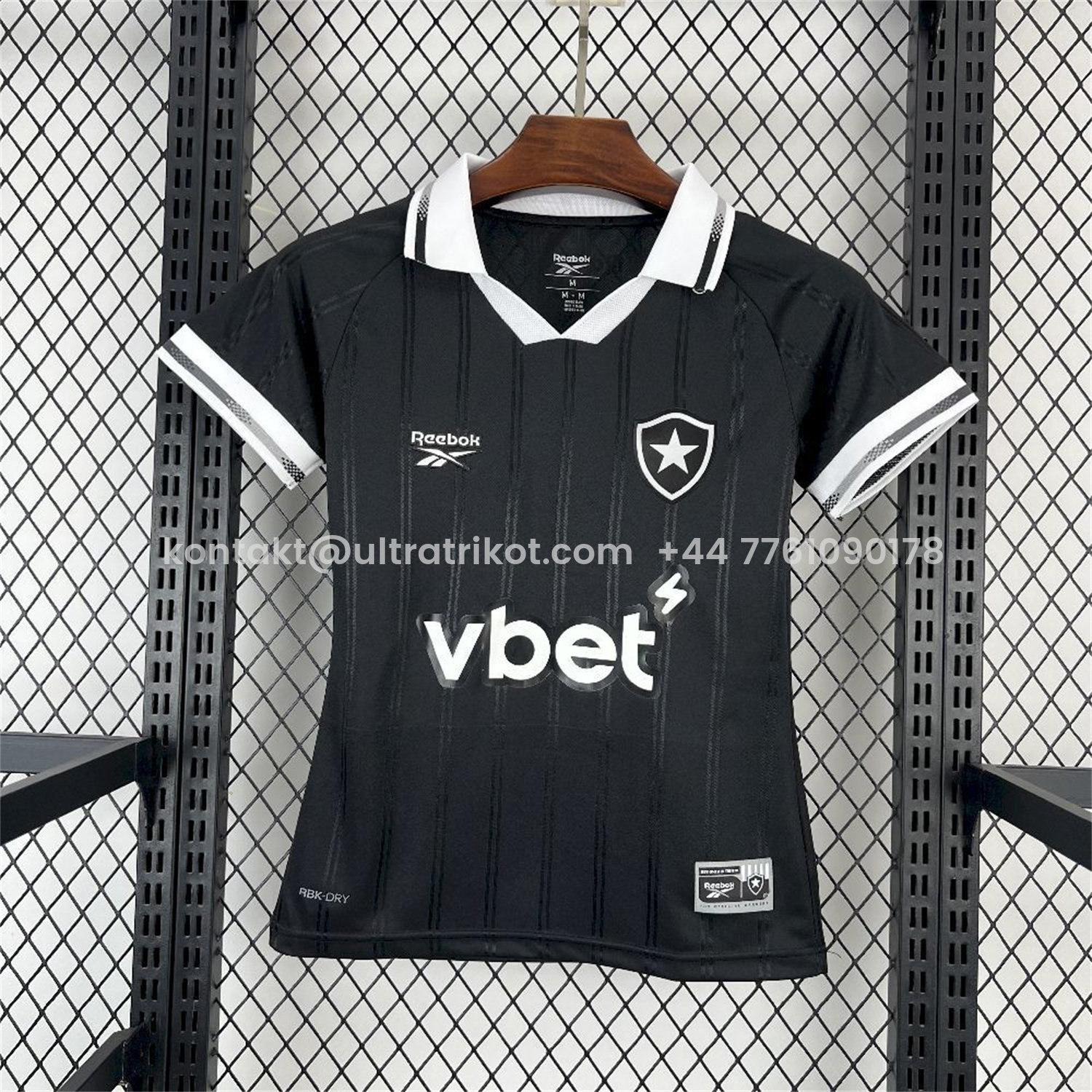 UltraTrikot-Women's Botafogo 25-26 Away Black Jersey