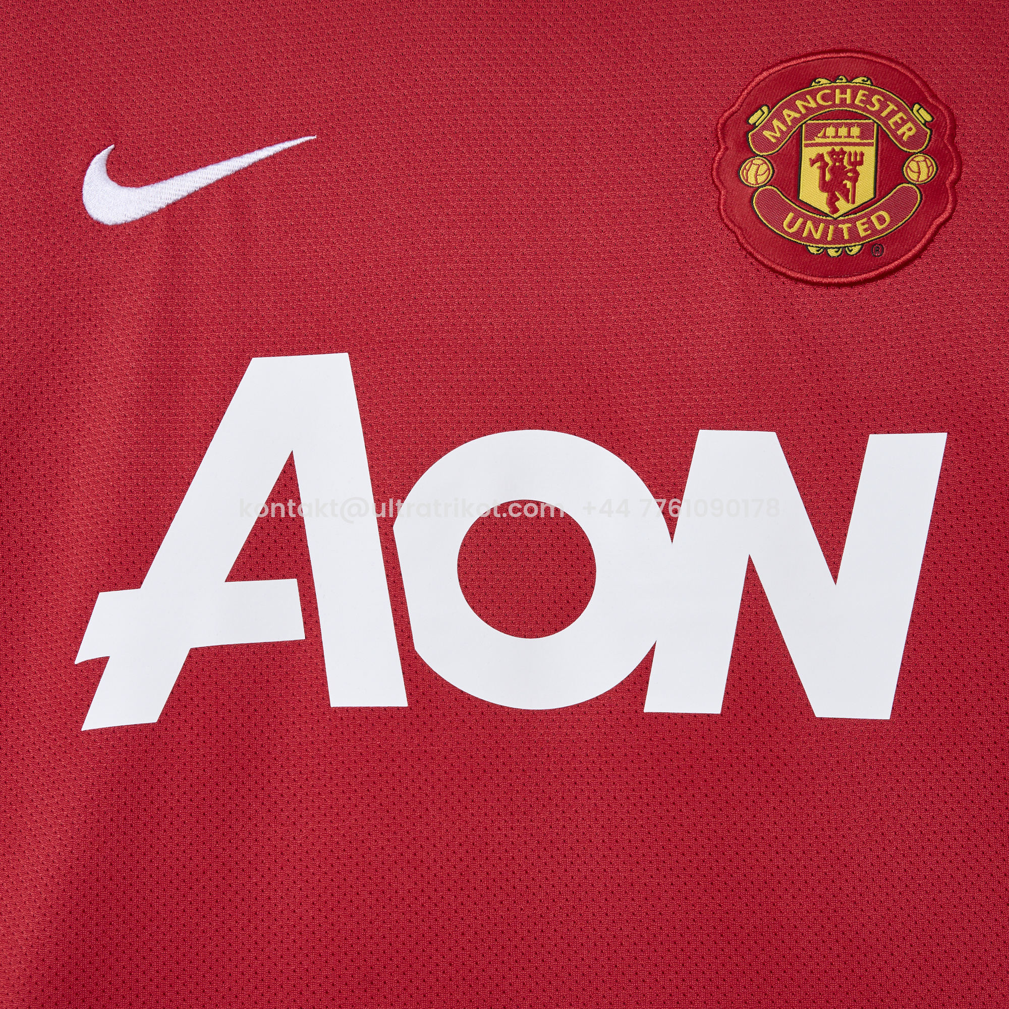 UltraTrikot-Retro Manchester United 10-11 Home Stadium Jersey