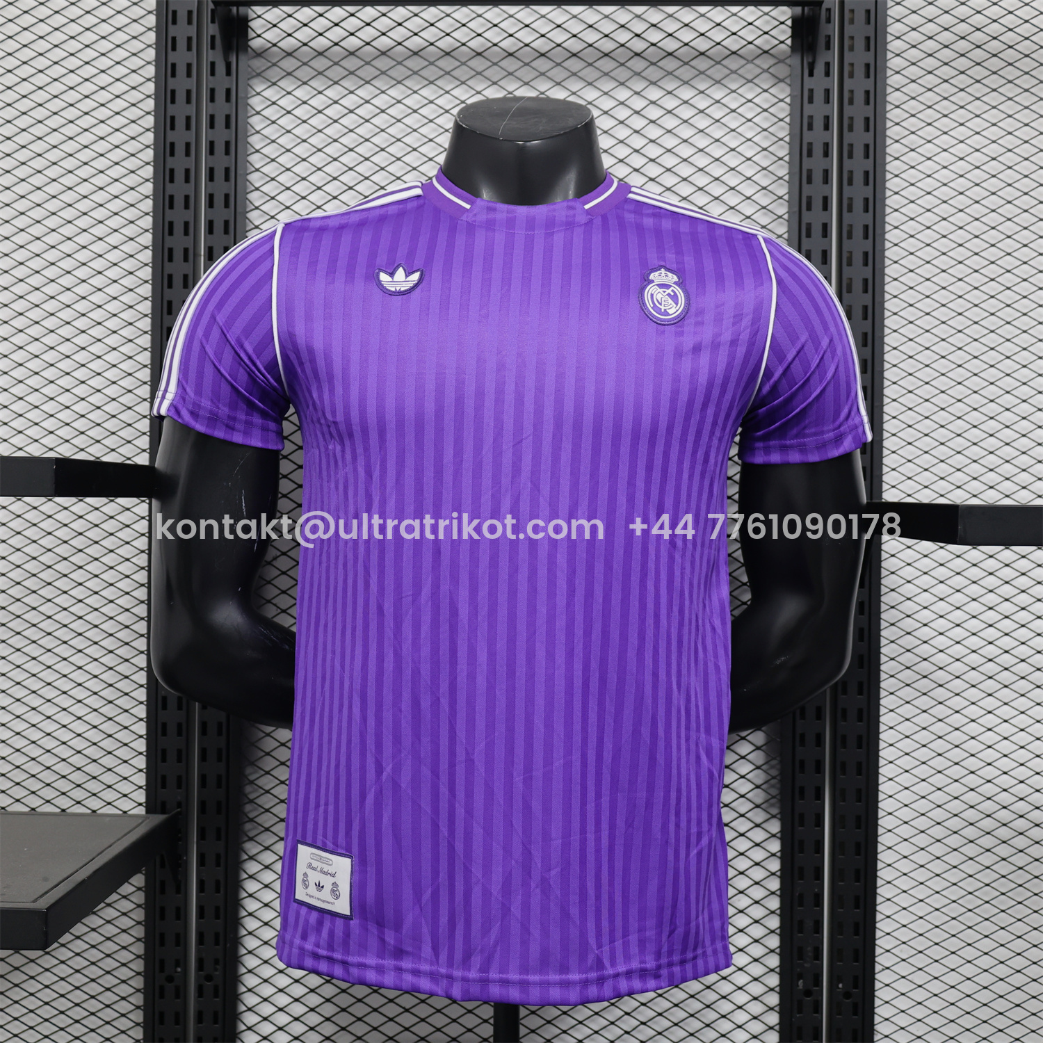 UltraTrikot-Real Madrid 25-26 Icon Range Trefoil Purple Travel Jersey - Player Version