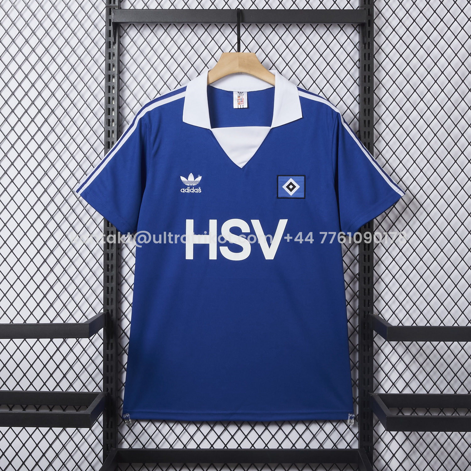UltraTrikot-Retro Hamburger SV 1979 Away Blue Jersey