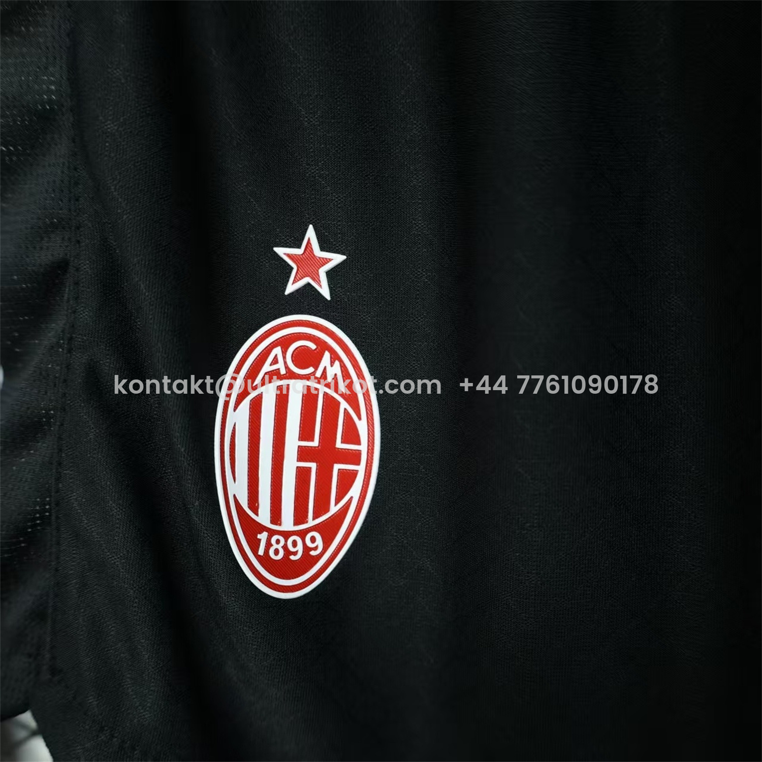 UltraTrikot-AC Milan 25-26 Home Black Shorts - Player Version