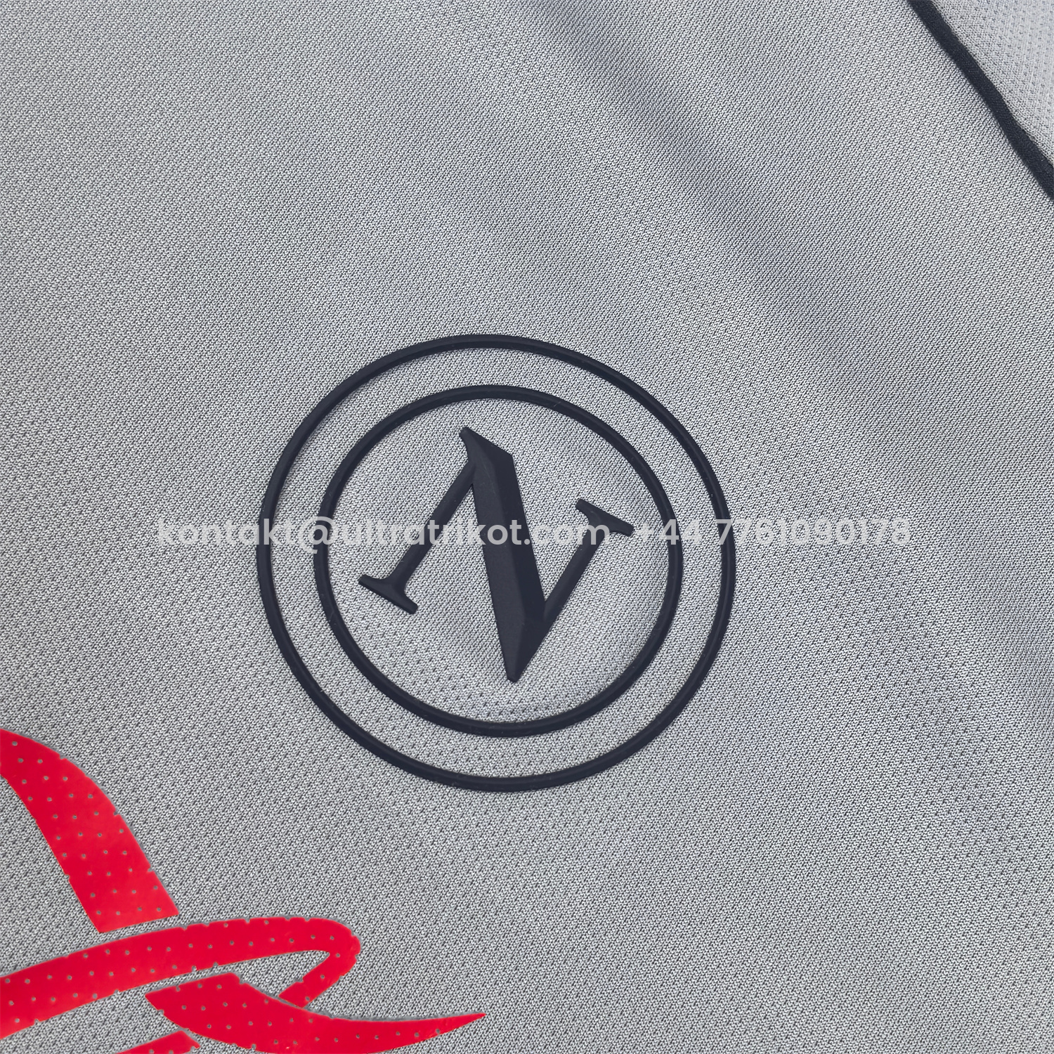 UltraTrikot-Napoli 24-25 Grey Pre-Match Training Jersey - Fans Version