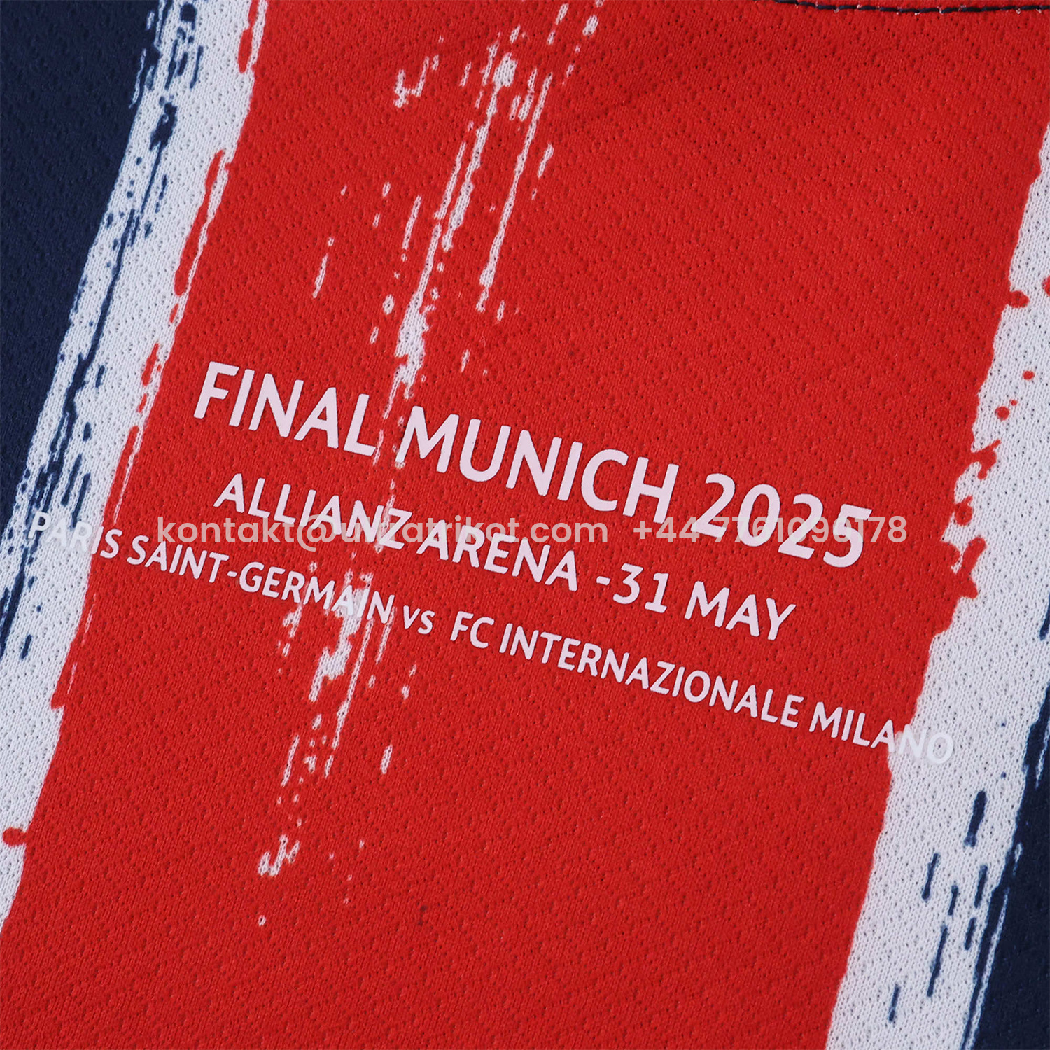 UltraTrikot-Paris Saint-Germain PSG 24-25 Home Champions League Final Home Jersey - Fans Version