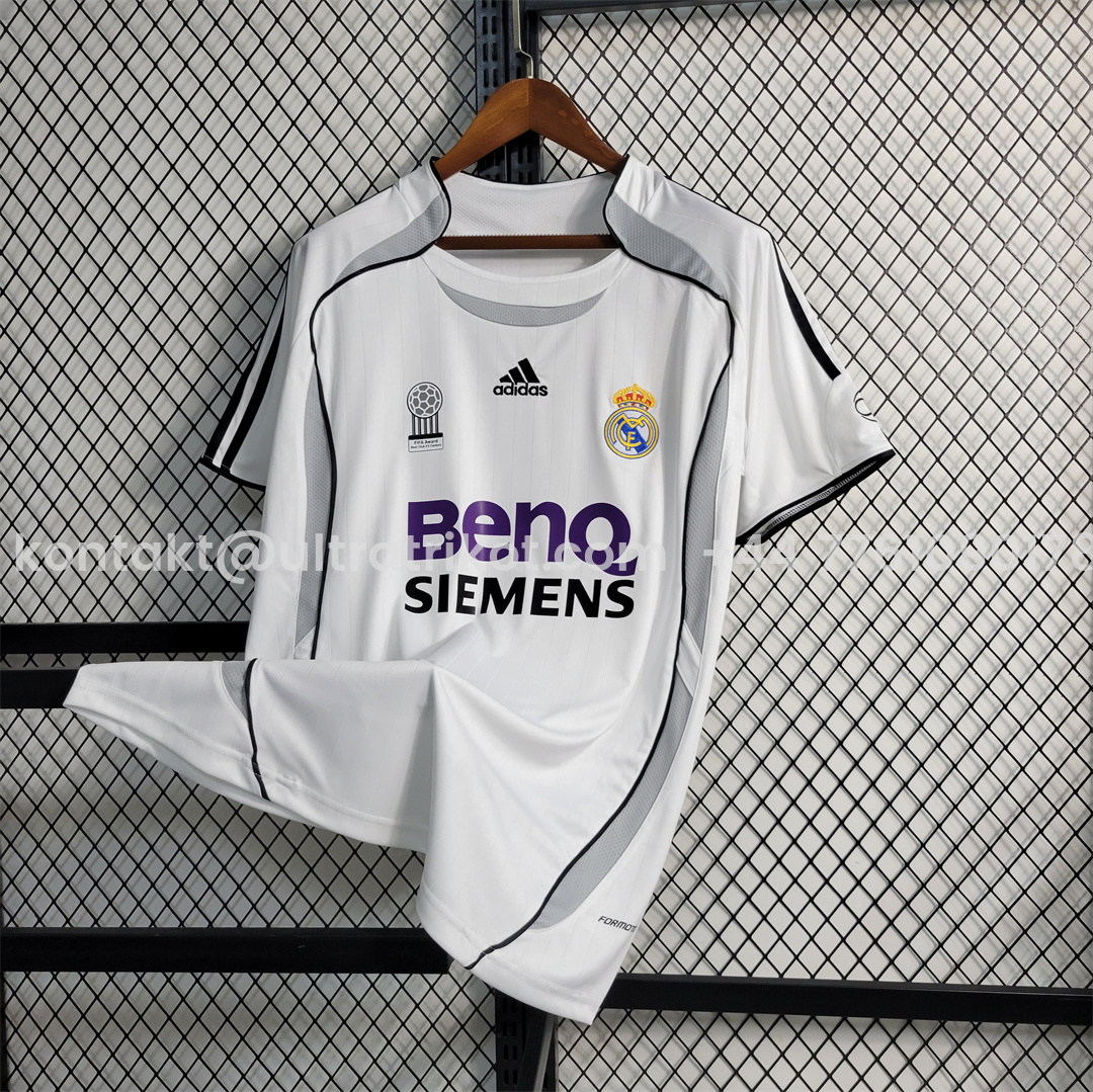 UltraTrikot-Retro Real Madrid 06-07 Home Stadium Jersey