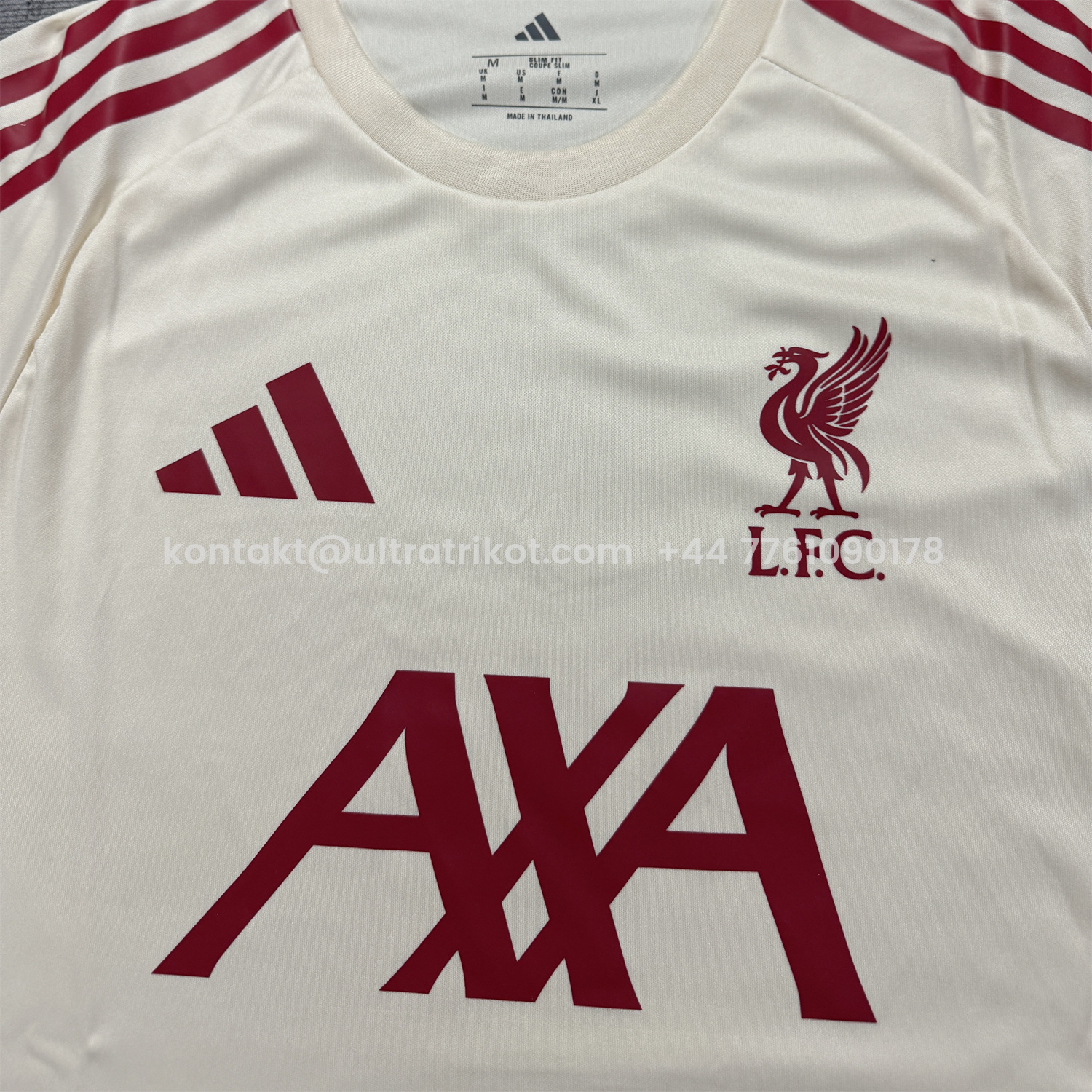 UltraTrikot-Liver.pool 25-26 AXA White Training Jersey - Fans Version