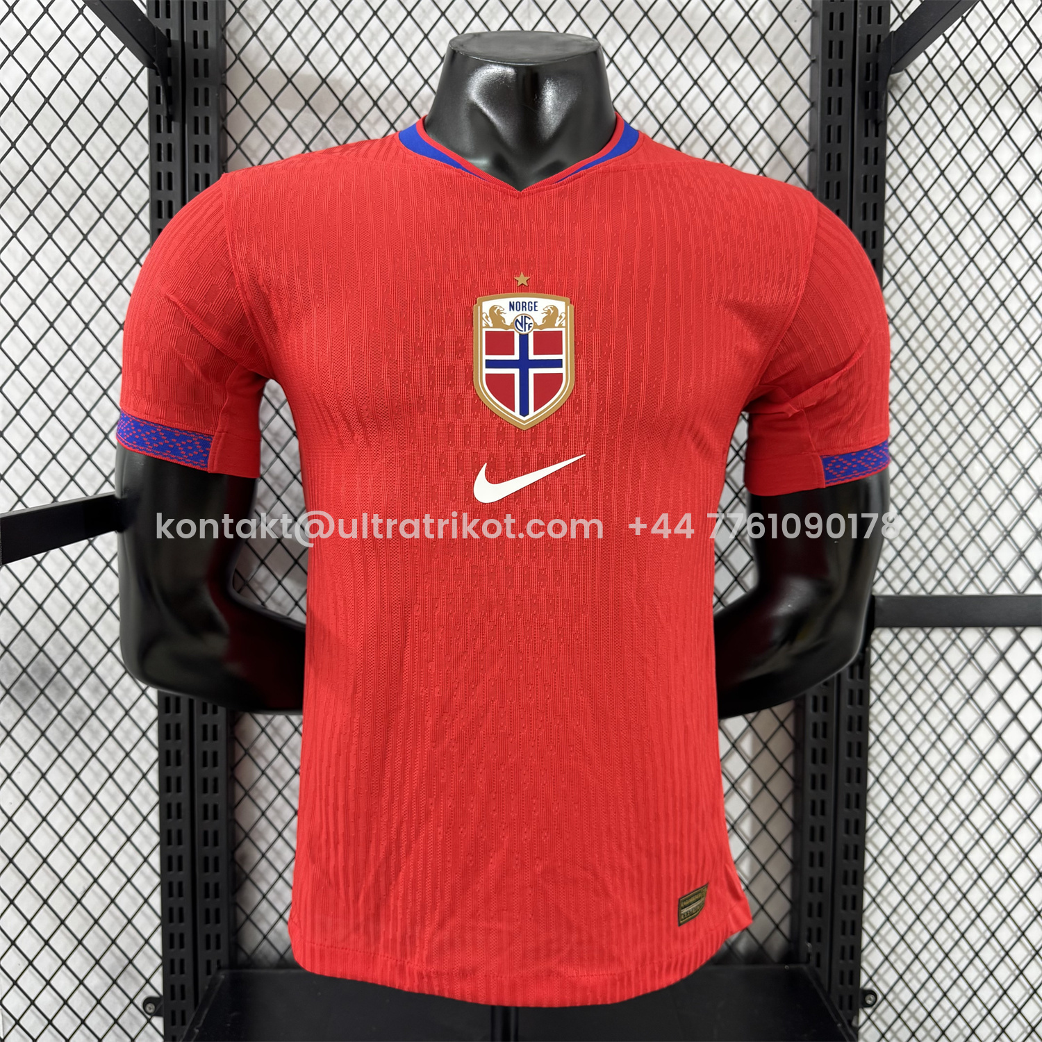 UltraTrikot-Norway 25-26 Home Women's Team Home Jersey - Men's Player Version
