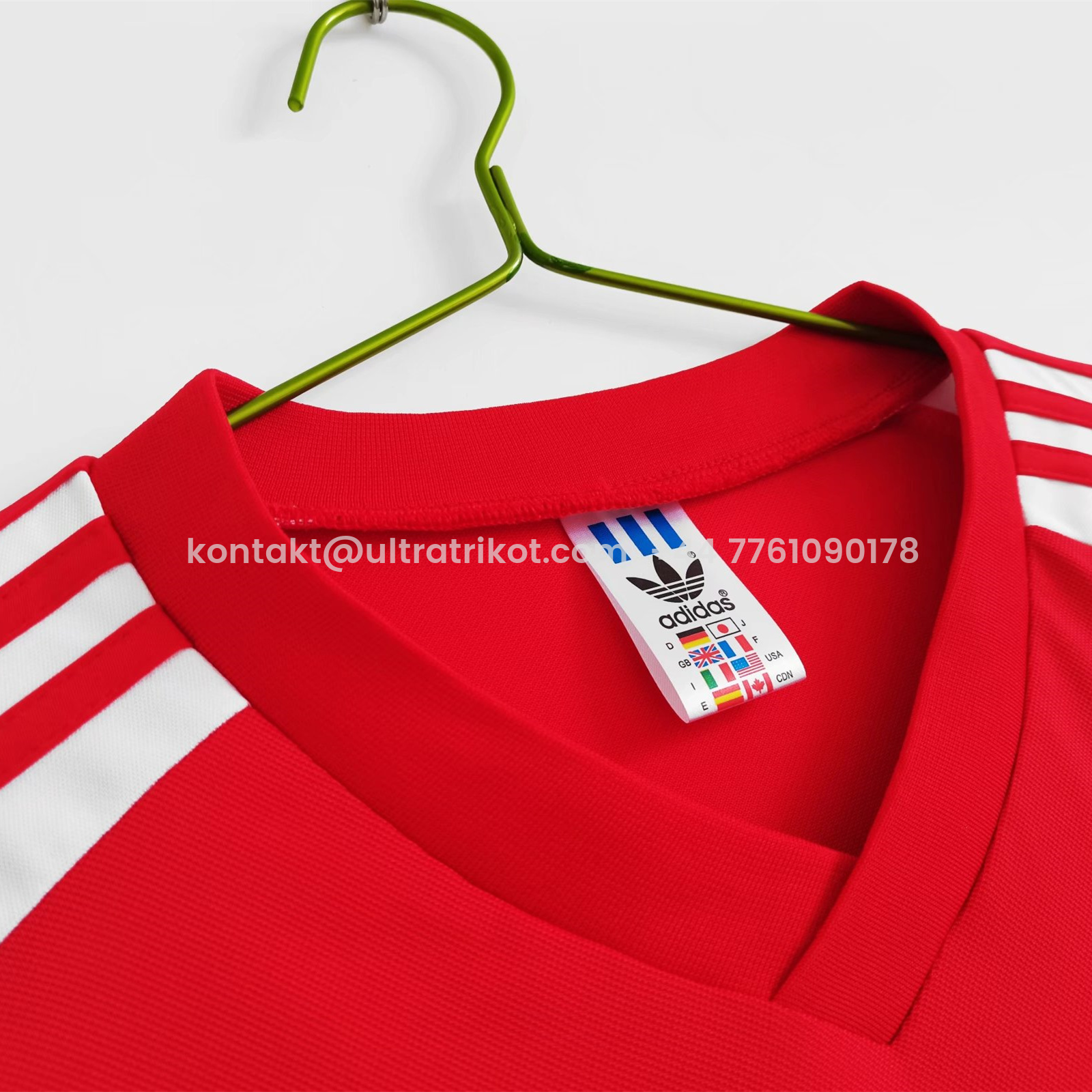 UltraTrikot-Retro Wales 1982 Home Stadium Jersey