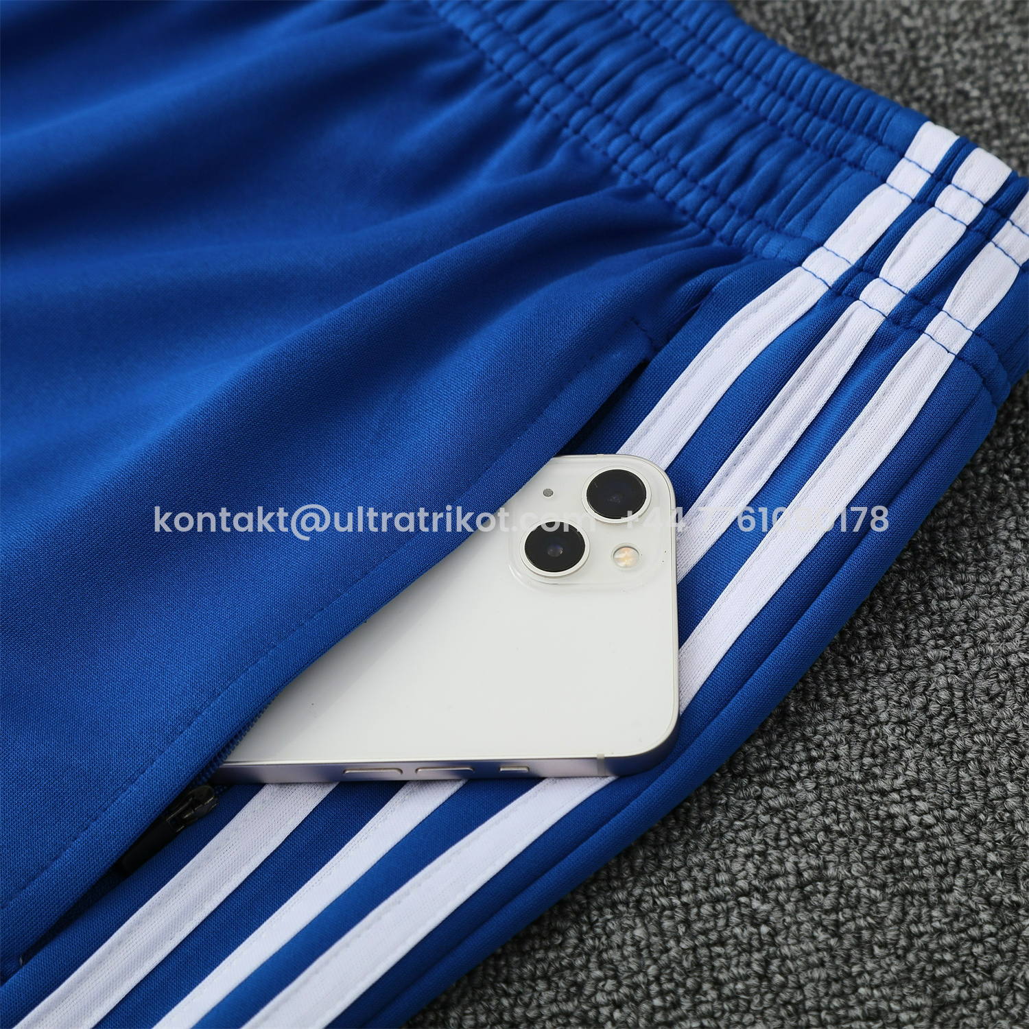 UltraTrikot-Marseille 25-26 Jacket Training Tracksuit - Blue Jackets & Blue Pants