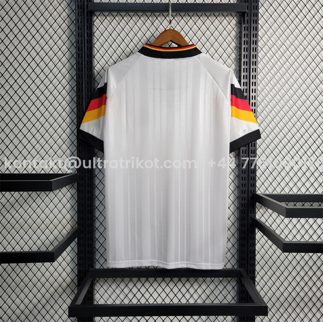 UltraTrikot-Retro Germany 1992 Home Stadium Jersey