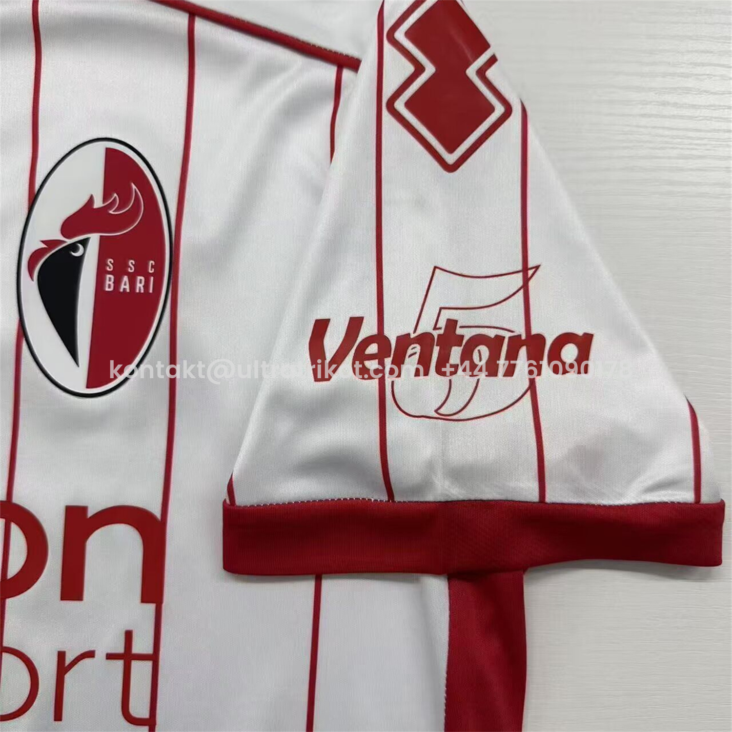 UltraTrikot-SSC Bari 25-26 Home White Jersey - Fans Version