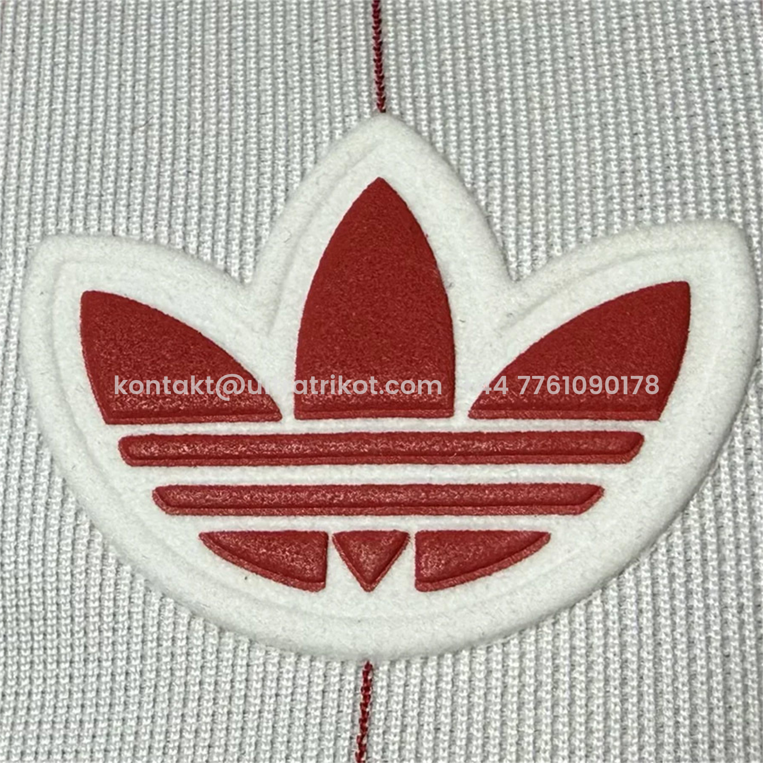 UltraTrikot-Manchester United 25-26 Trefoil Red Lines White Travel Jersey - Player Version