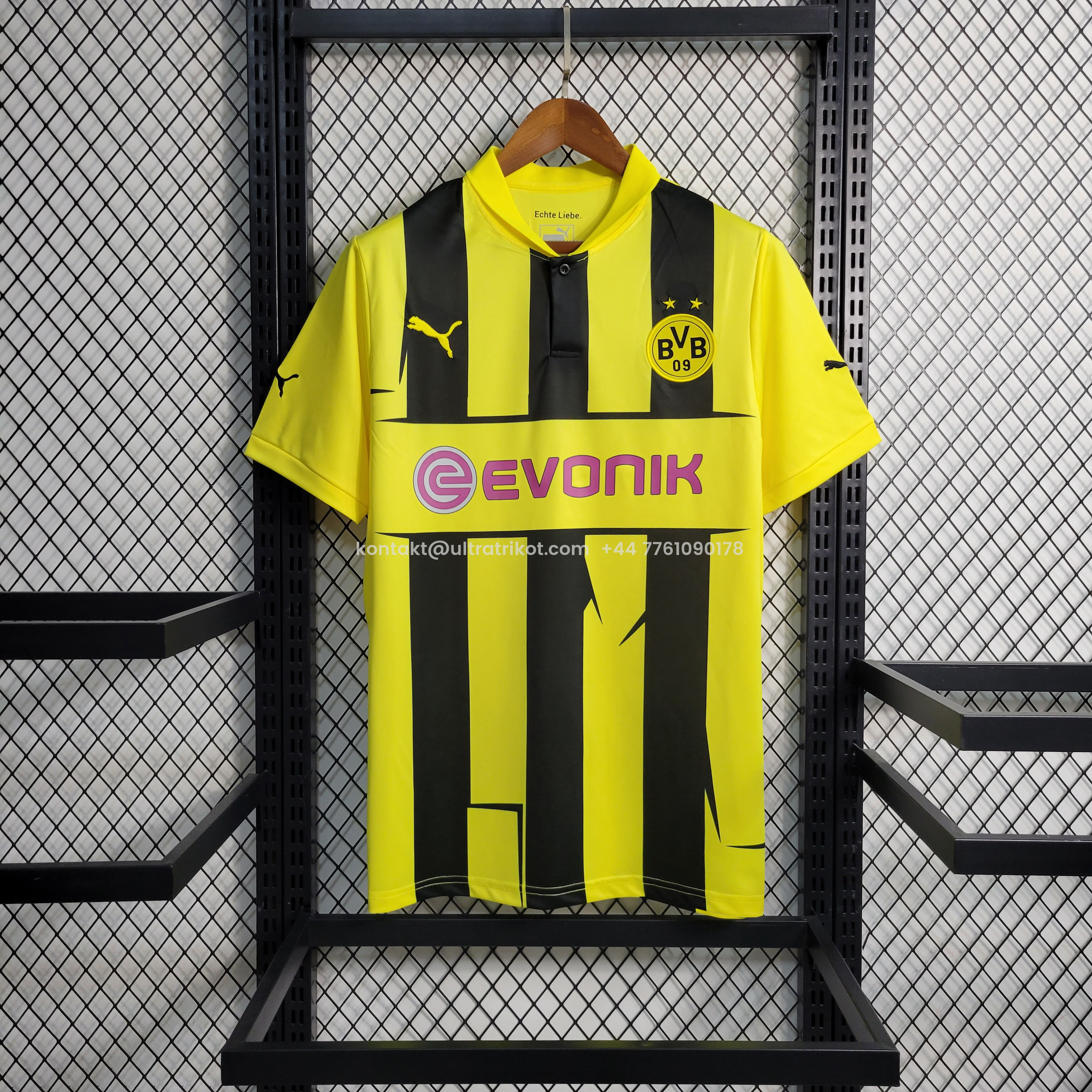 UltraTrikot-Retro Dortmund 12-13 Home Stadium Jersey