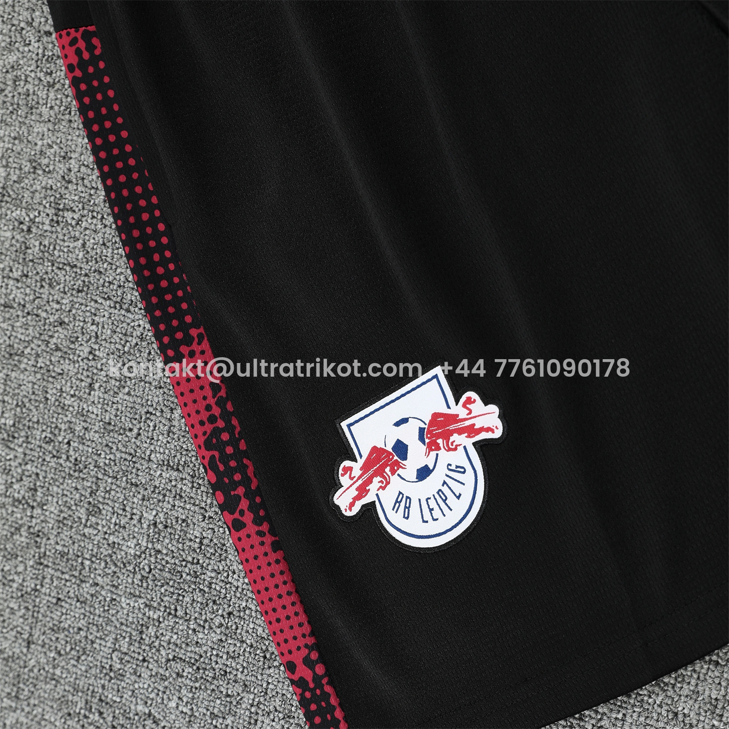 UltraTrikot-RB Leipzig 25-26 Short-Sleeve Training Set- Red Top & Black Shorts