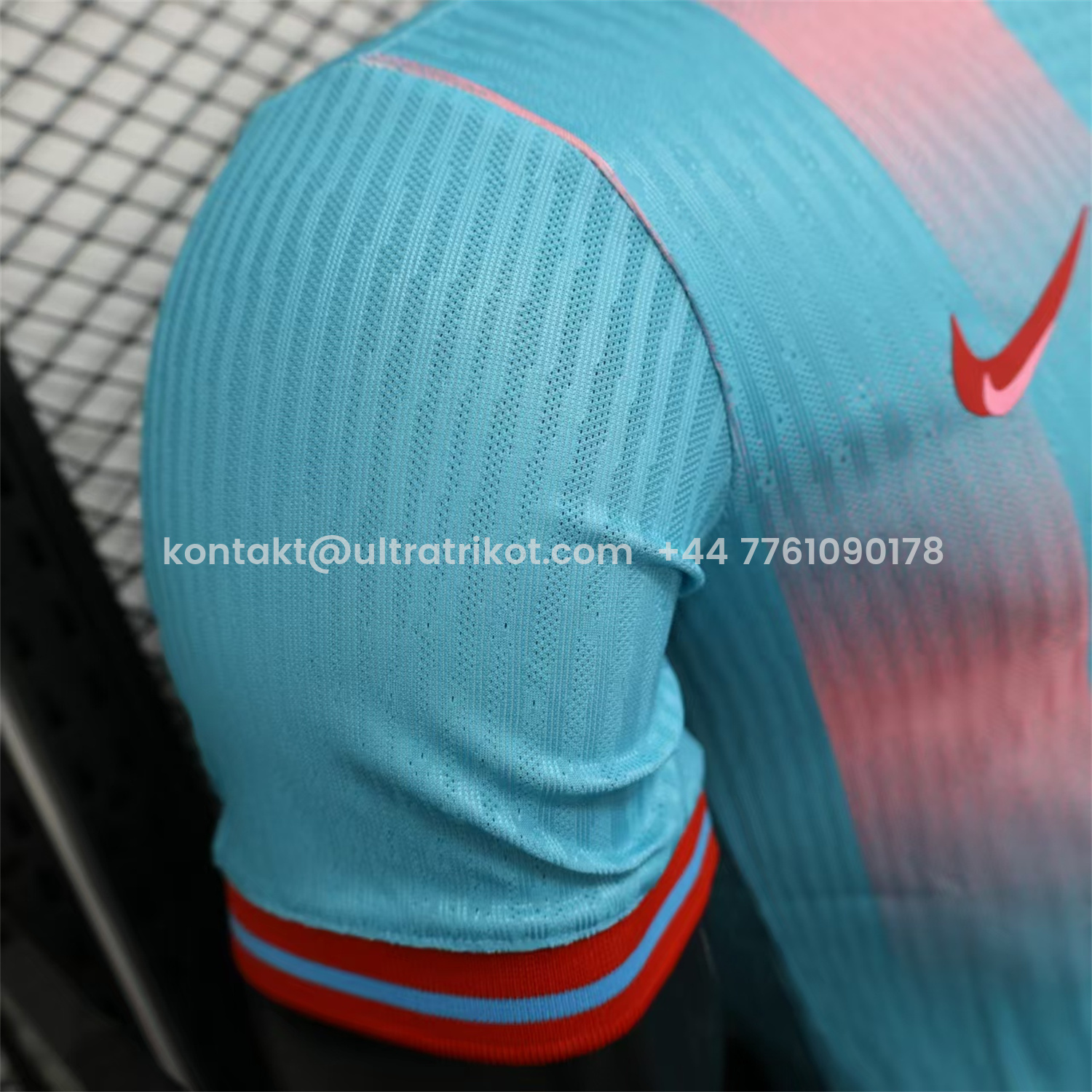 UltraTrikot-Barcelona 25-26 Orange Logo Pink & Light Blue Special Jersey - Player Version