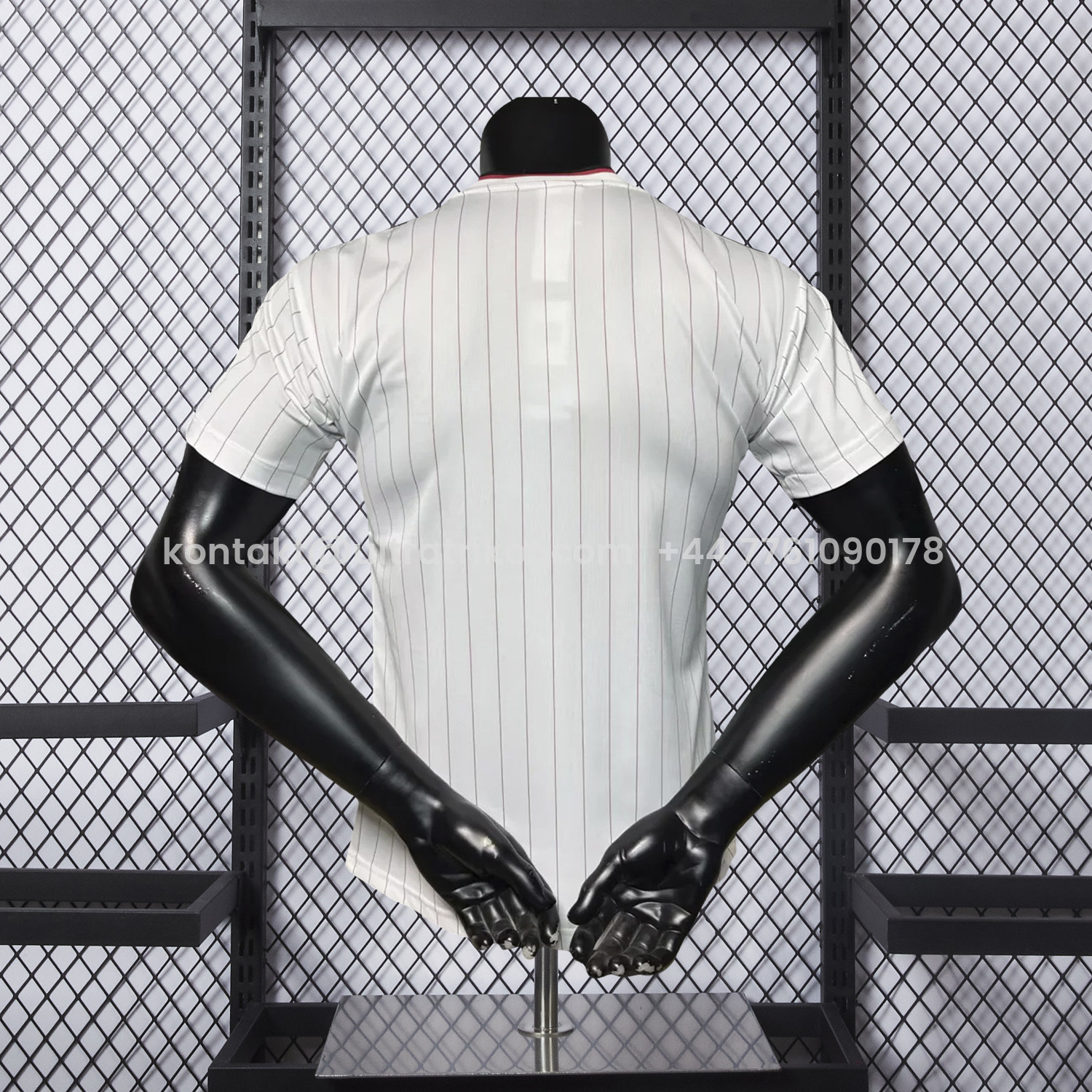 UltraTrikot-Manchester United 25-26 Trefoil Red Lines White Travel Jersey - Player Version