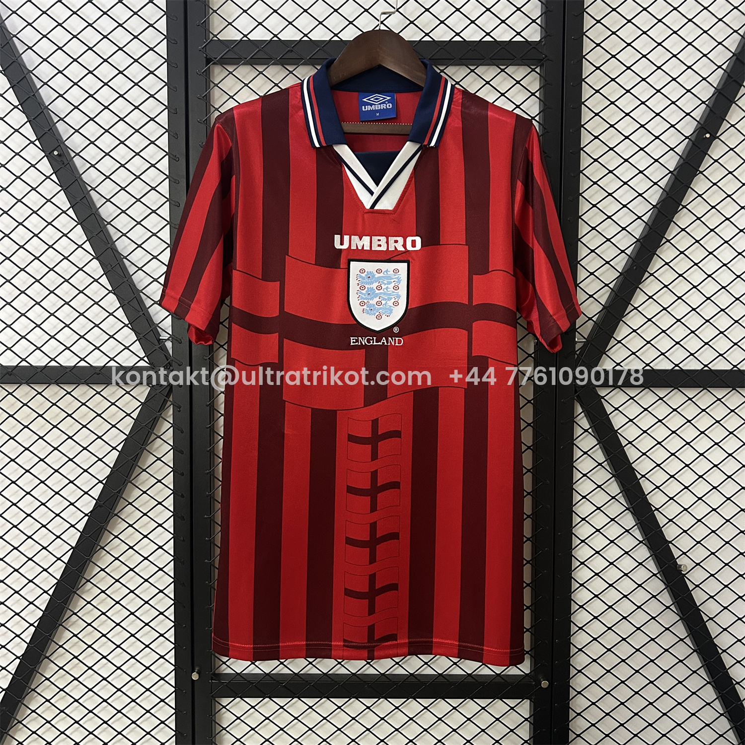 UltraTrikot-Retro England 1998 Away Jersey