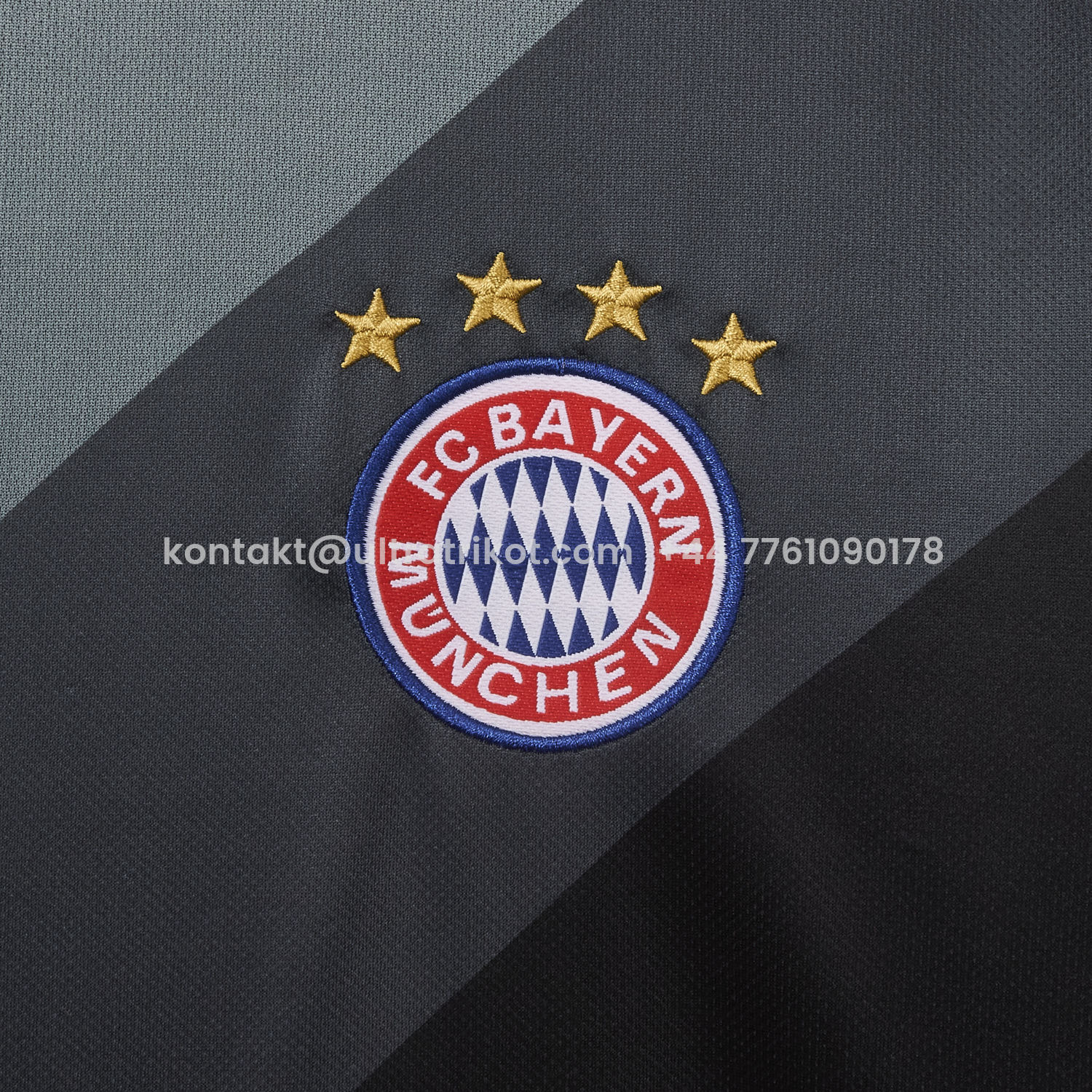UltraTrikot-Retro Bayern Munich 2016-17 Away Men's Adult Jersey Set - Fans Version