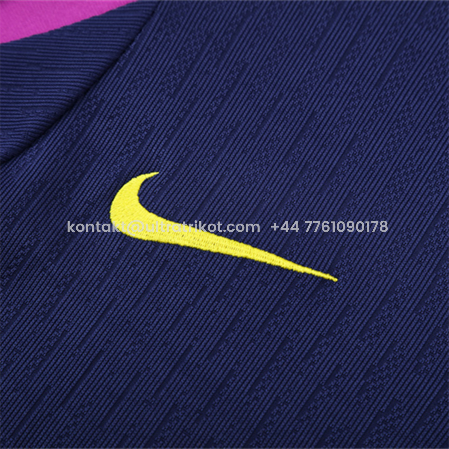 UltraTrikot-Barcelona 25-26 Kids Long Sleeve Training Set - Royal Blue Top Yellow Sponsor & Royal Blue Pants