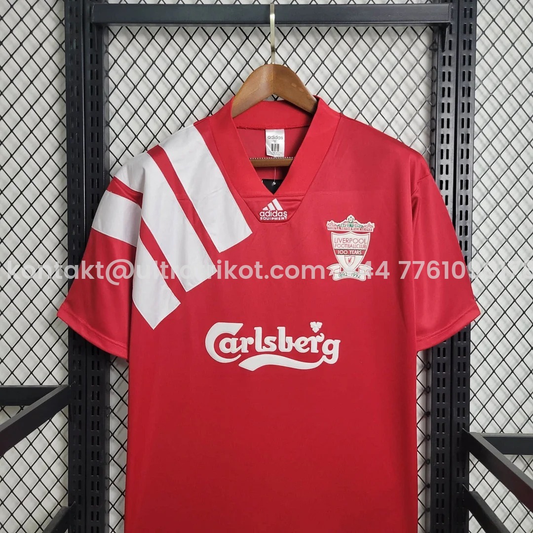 UltraTrikot-Retro liver.pool 1992-93 100 YEARS Home Stadium Jersey