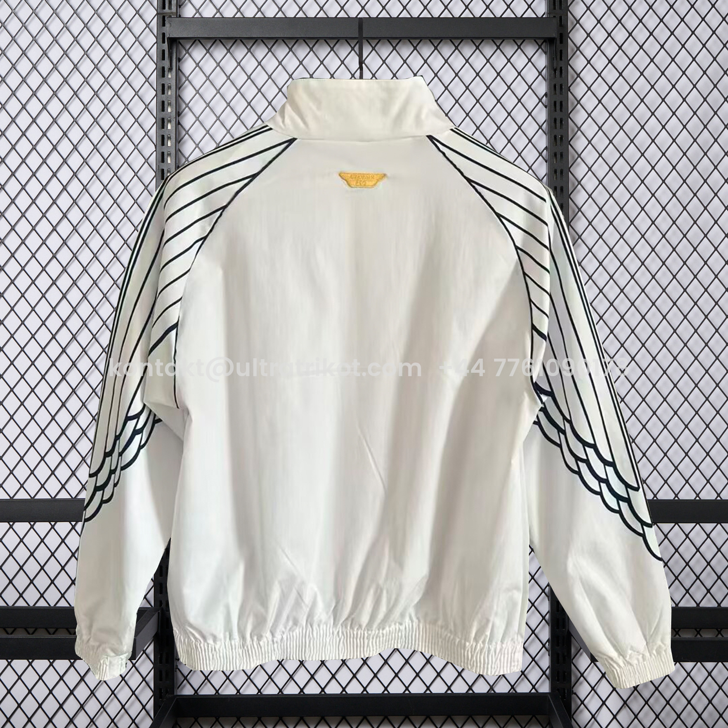 UltraTrikot-Paris Saint-Germain PSG 25-26 Windbreaker Jacket - White And Grey