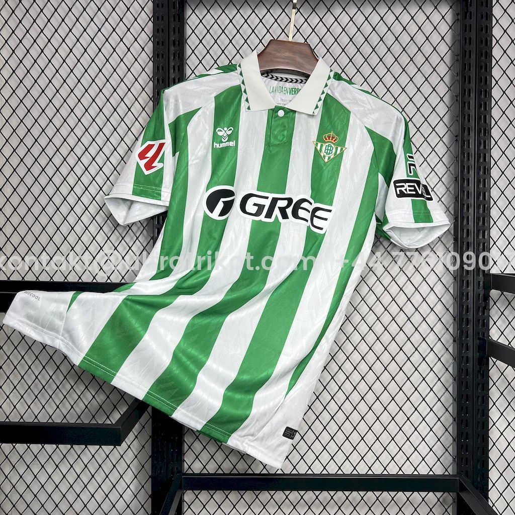UltraTrikot-Real Betis 24-25 Home Stadium Jersey with New Sponsor - Fans Version