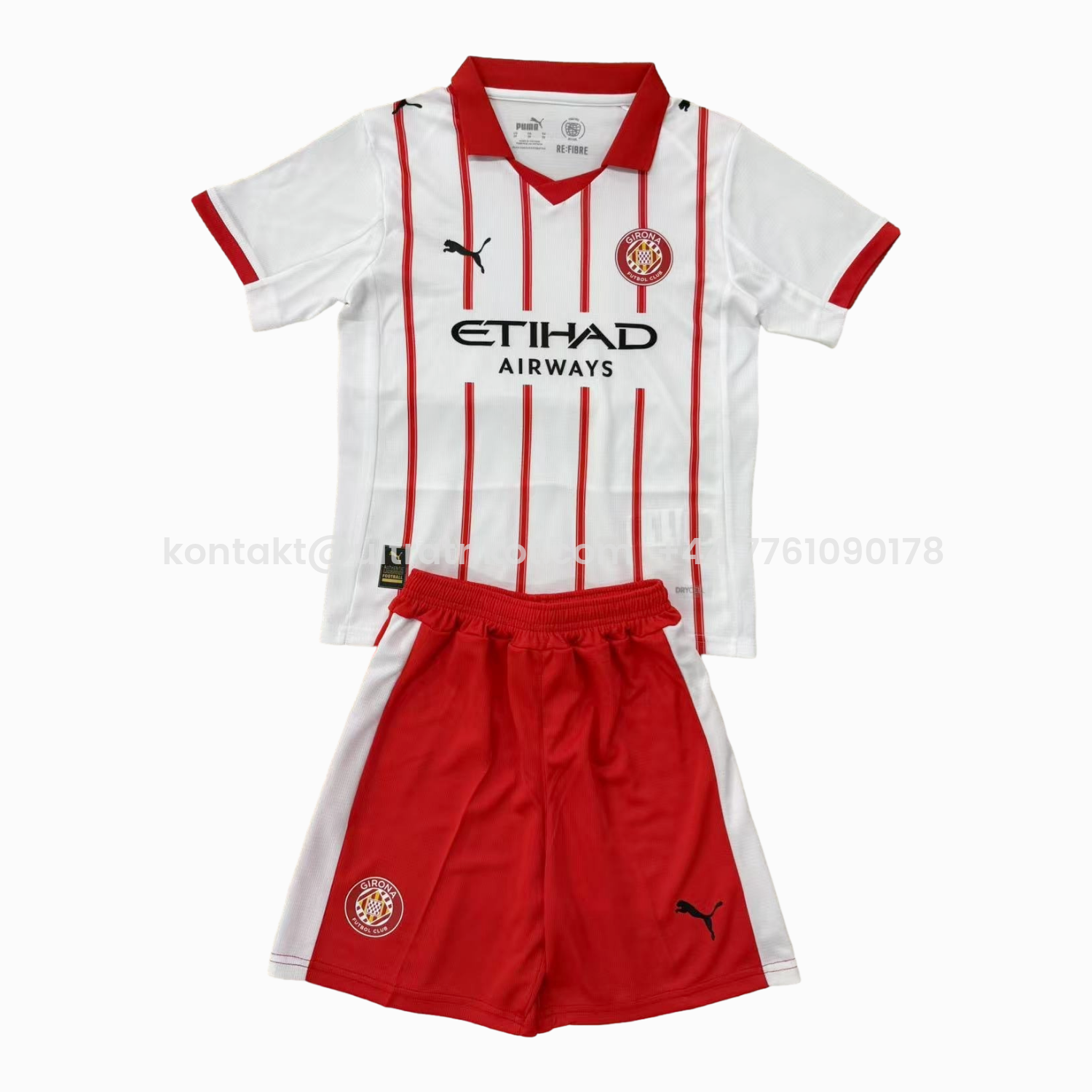 UltraTrikot-Girona 25-26 Home Kids Kit