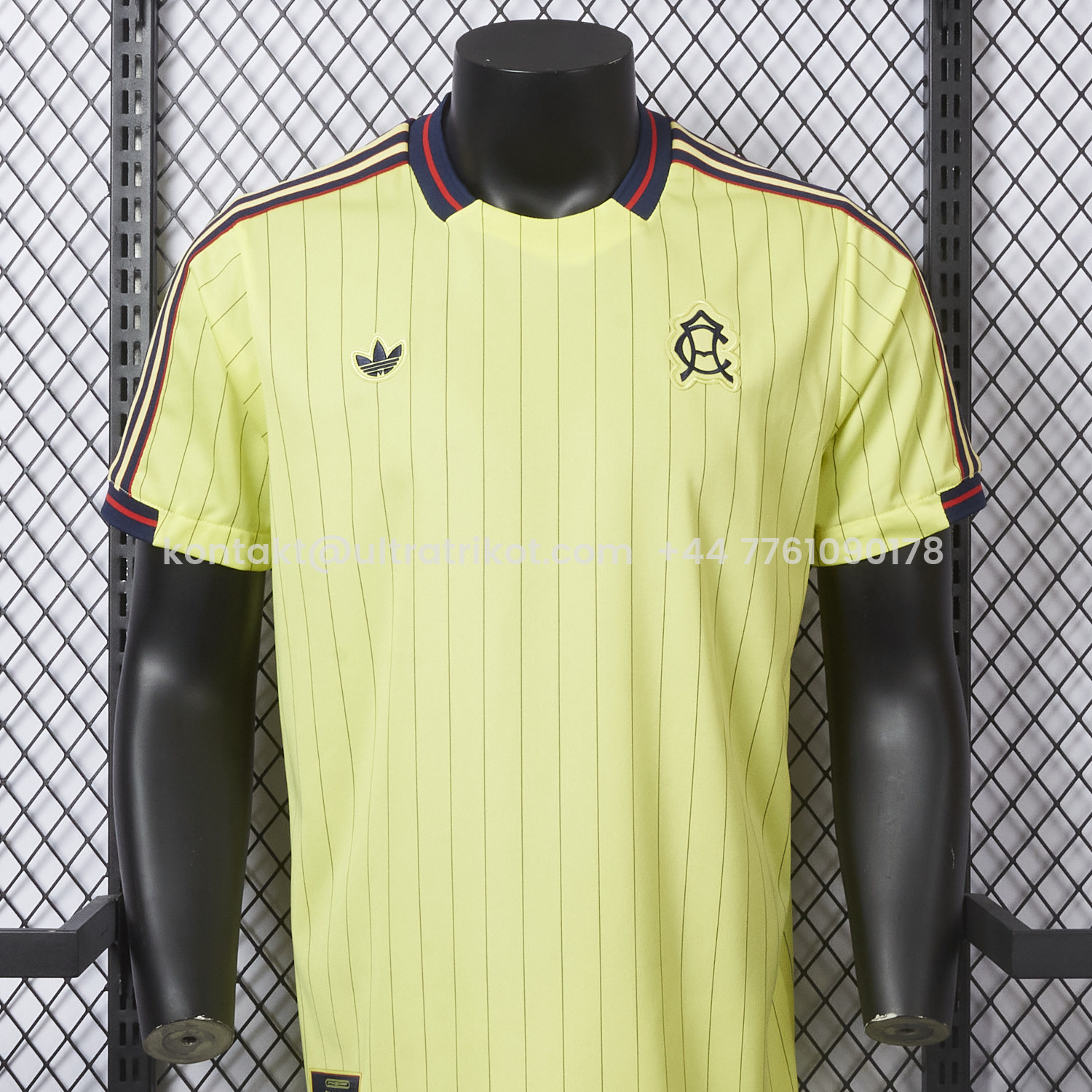 UltraTrikot-Club América 25-26 Icon Travel Special Edition Yellow Jersey - Player Version