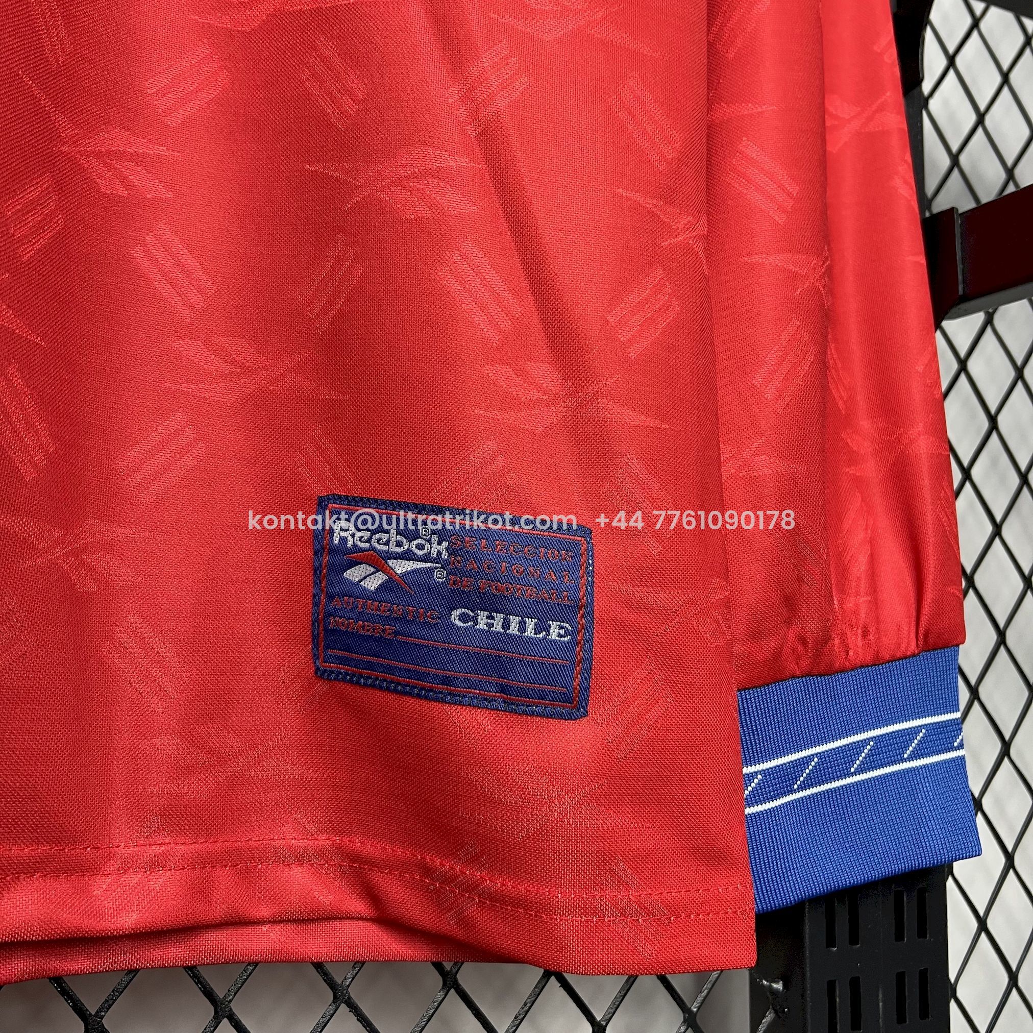 UltraTrikot-Retro Chile 1998 Home Long Sleeve Jersey