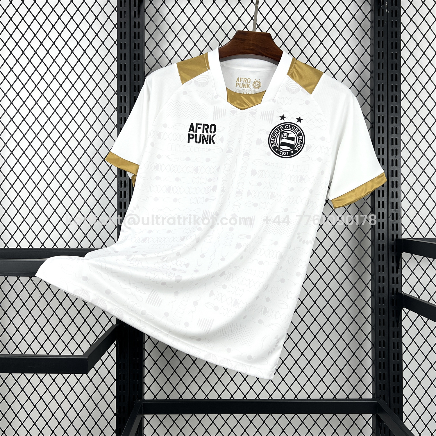 UltraTrikot-Bahia 25-26 November AFROPUNK White Jersey - Fans Version