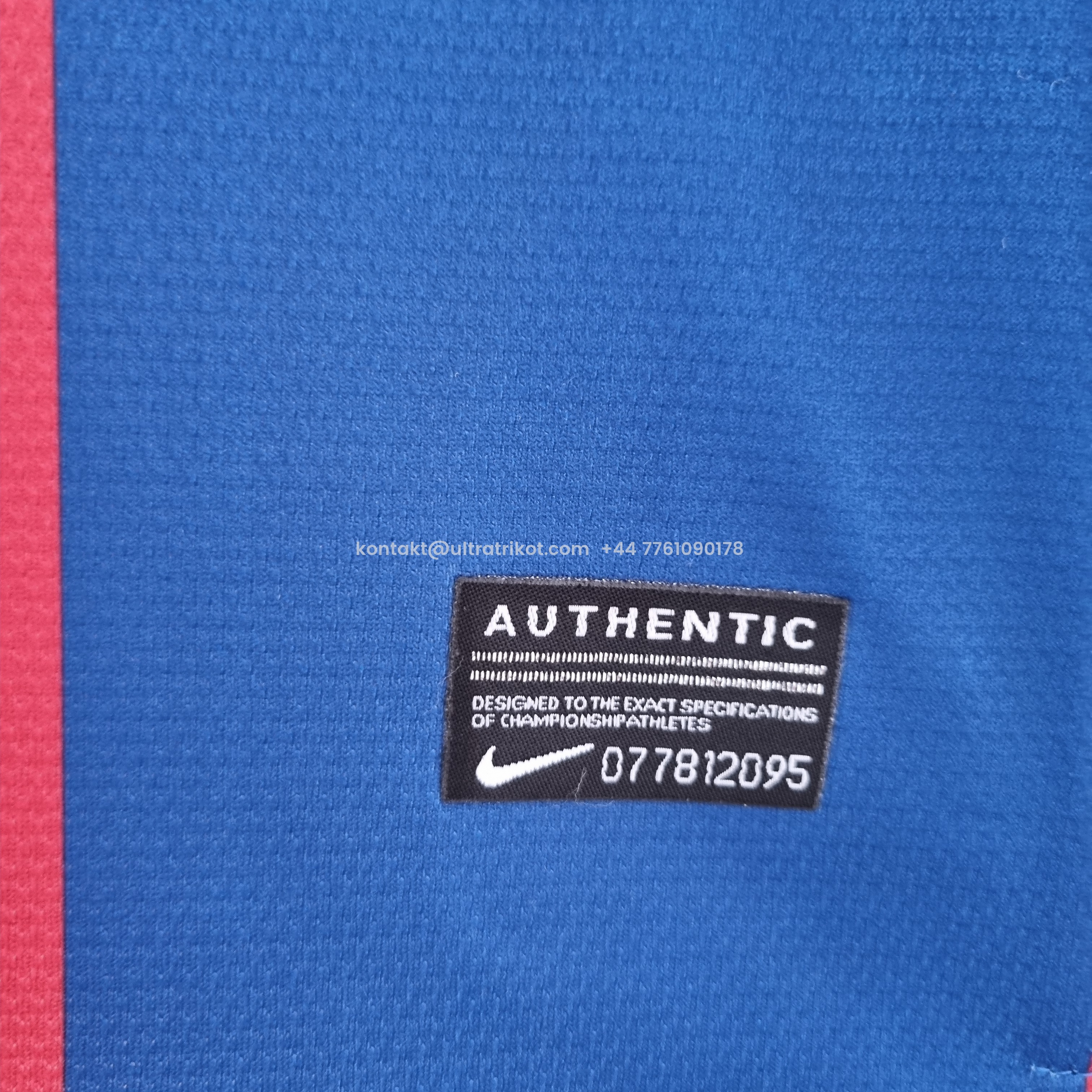 UltraTrikot-Retro Barcelona 10-11 Home Long Sleeve Jersey