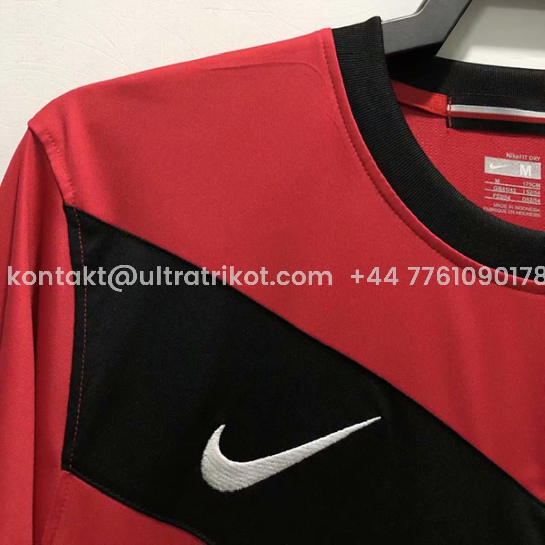 UltraTrikot-Retro Manchester United 09-10 Home Long Sleeve Jersey