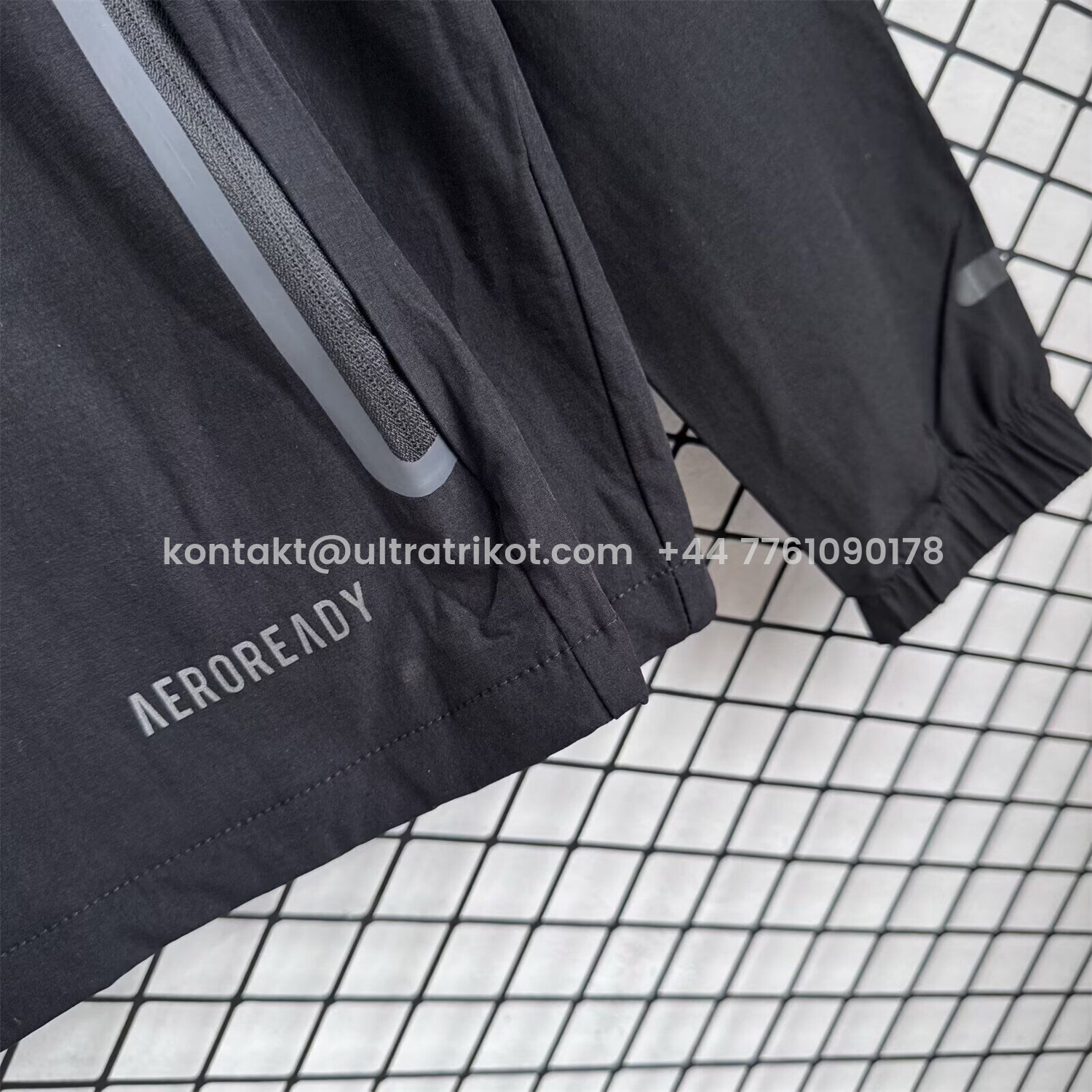 UltraTrikot-Paris FC 25-26 Windbreaker Training Set - Black Yellow Top and Pants