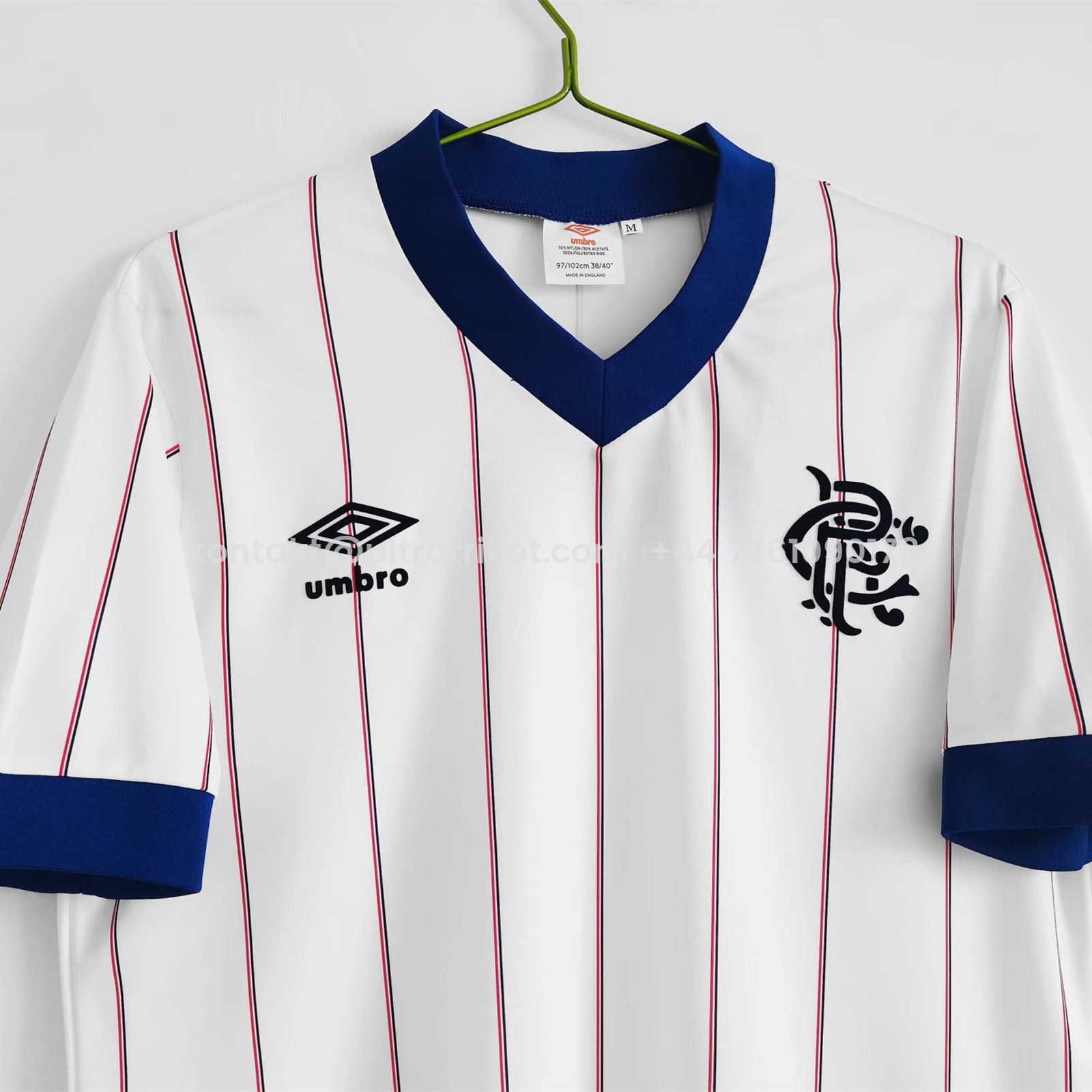 UltraTrikot-Retro Glasgow Rangers 1982-83 Away Stadium Jersey