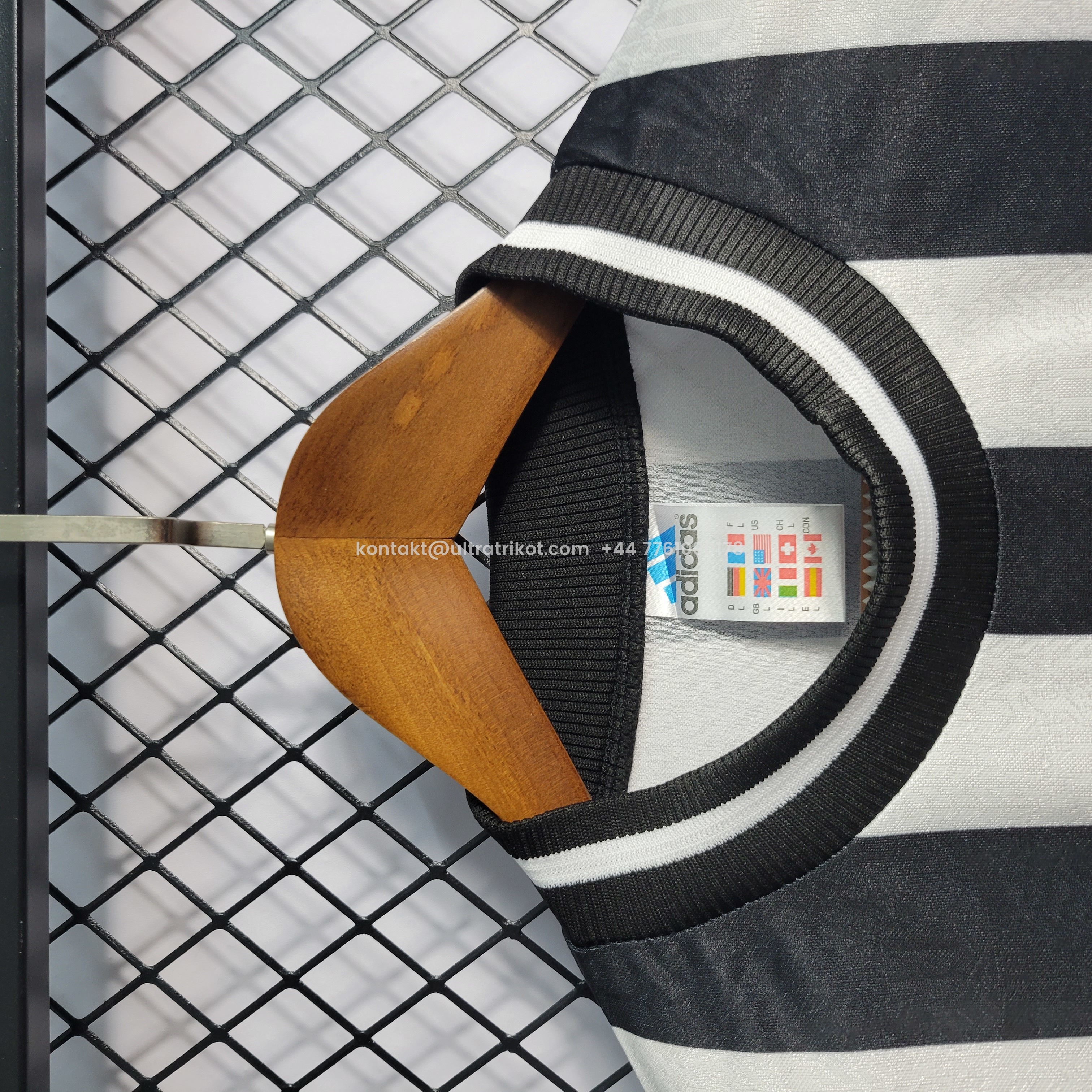 UltraTrikot-Retro Newcastle United 1997-99 Home Long Sleeve Jersey