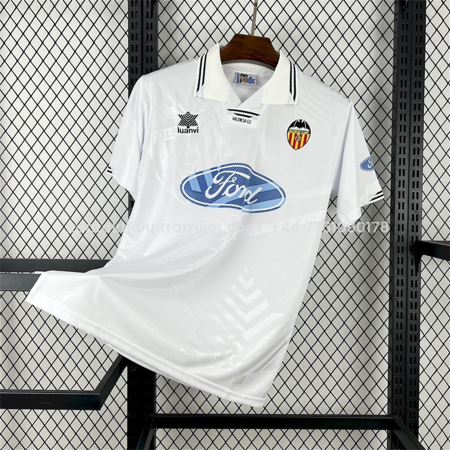 UltraTrikot-Retro Valencia 1995-96 Home Jersey
