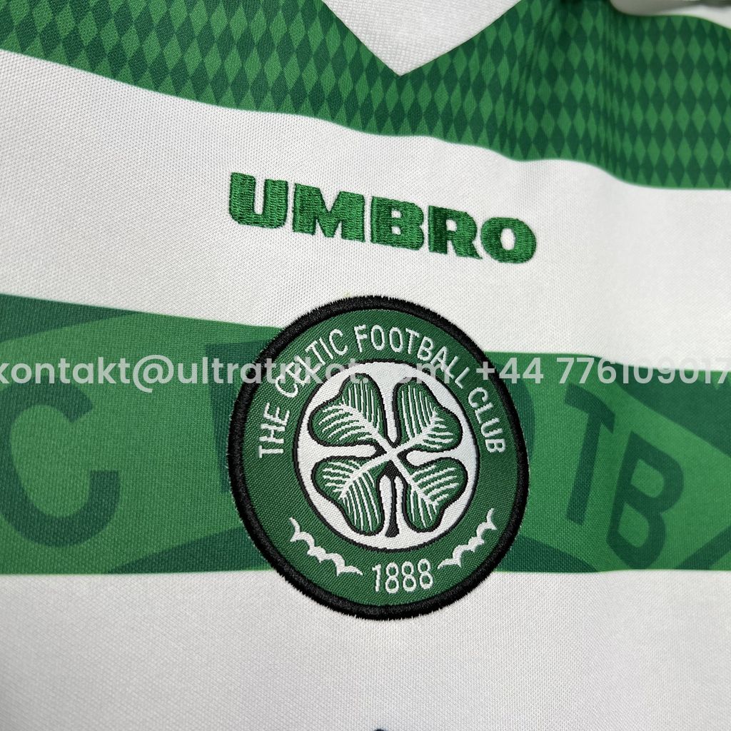 UltraTrikot-Retro Celtic 1998-99 Home Stadium Jersey