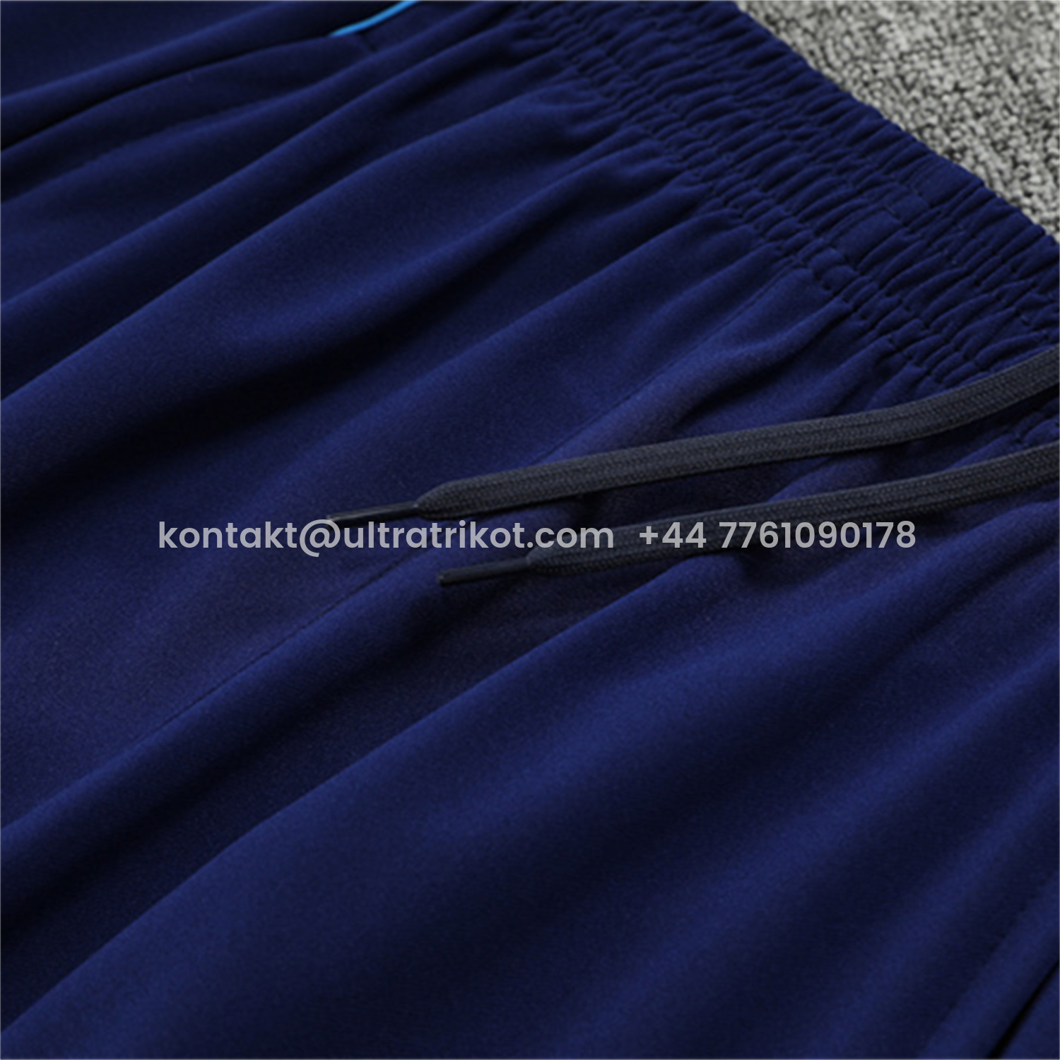 UltraTrikot-Real Madrid 25-26 Kids Long Sleeve Training Set - Deep Blue Top & Pants